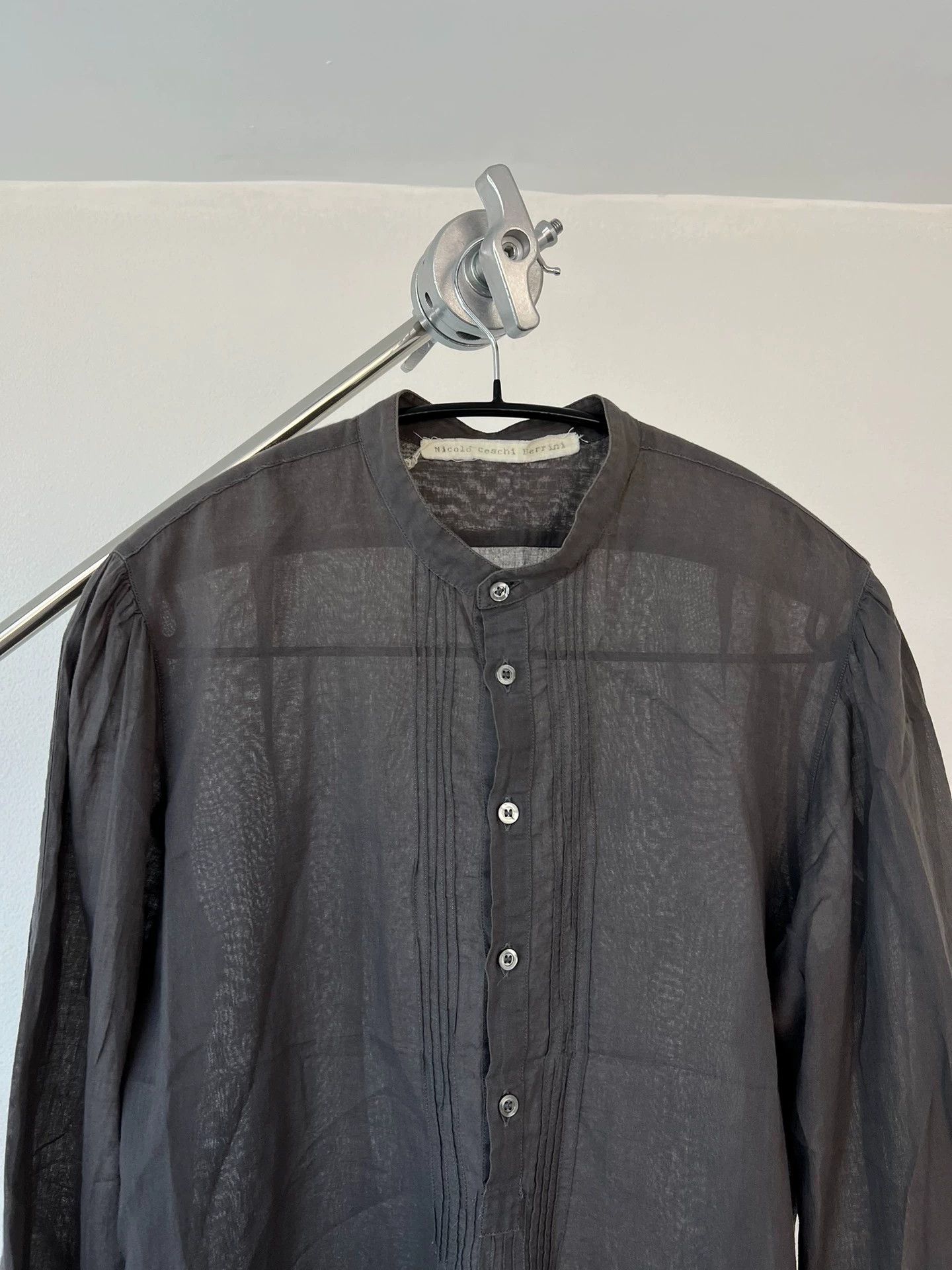 Nicolo Ceschi Berrini Nicolo Ceschi Berrini Pleated Shirt Size M / US 6-8 / IT 42-44 - 3 Thumbnail