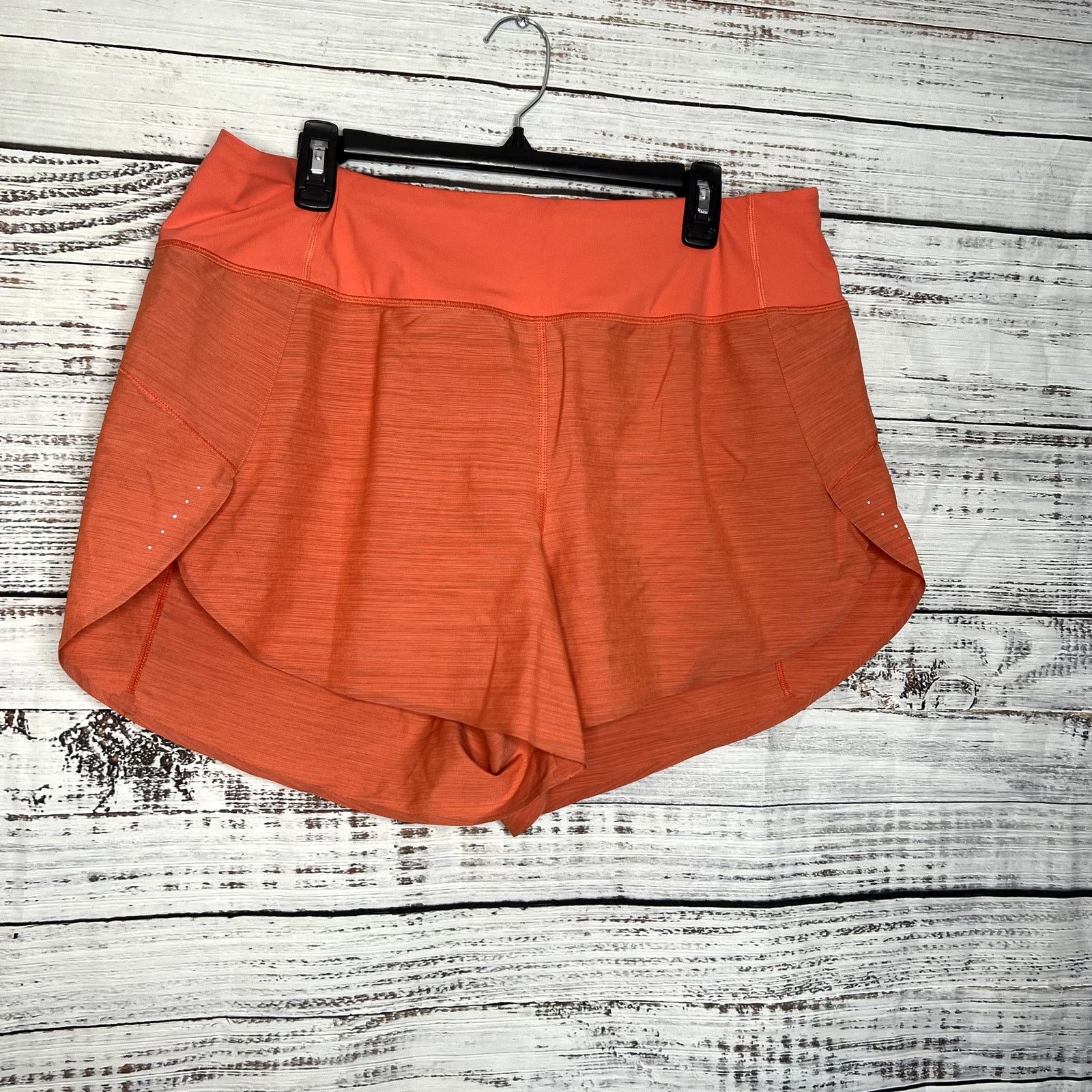 Athleta Athleta Run With It Textured 3.5" Short, Space Dye Orange 1X Size 36" / US 14 / IT 50 - 3 Thumbnail