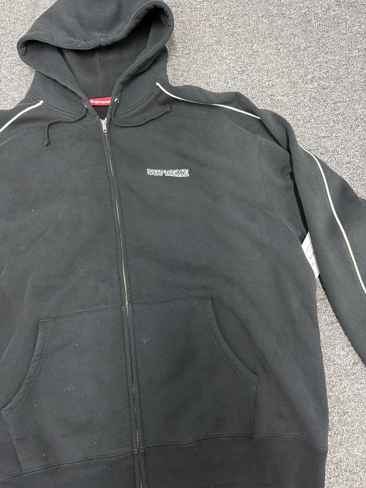 Supreme Supreme State Zip Up Hooded Sweatshirt Size US XXL / EU 58 / 5 - 5 Thumbnail