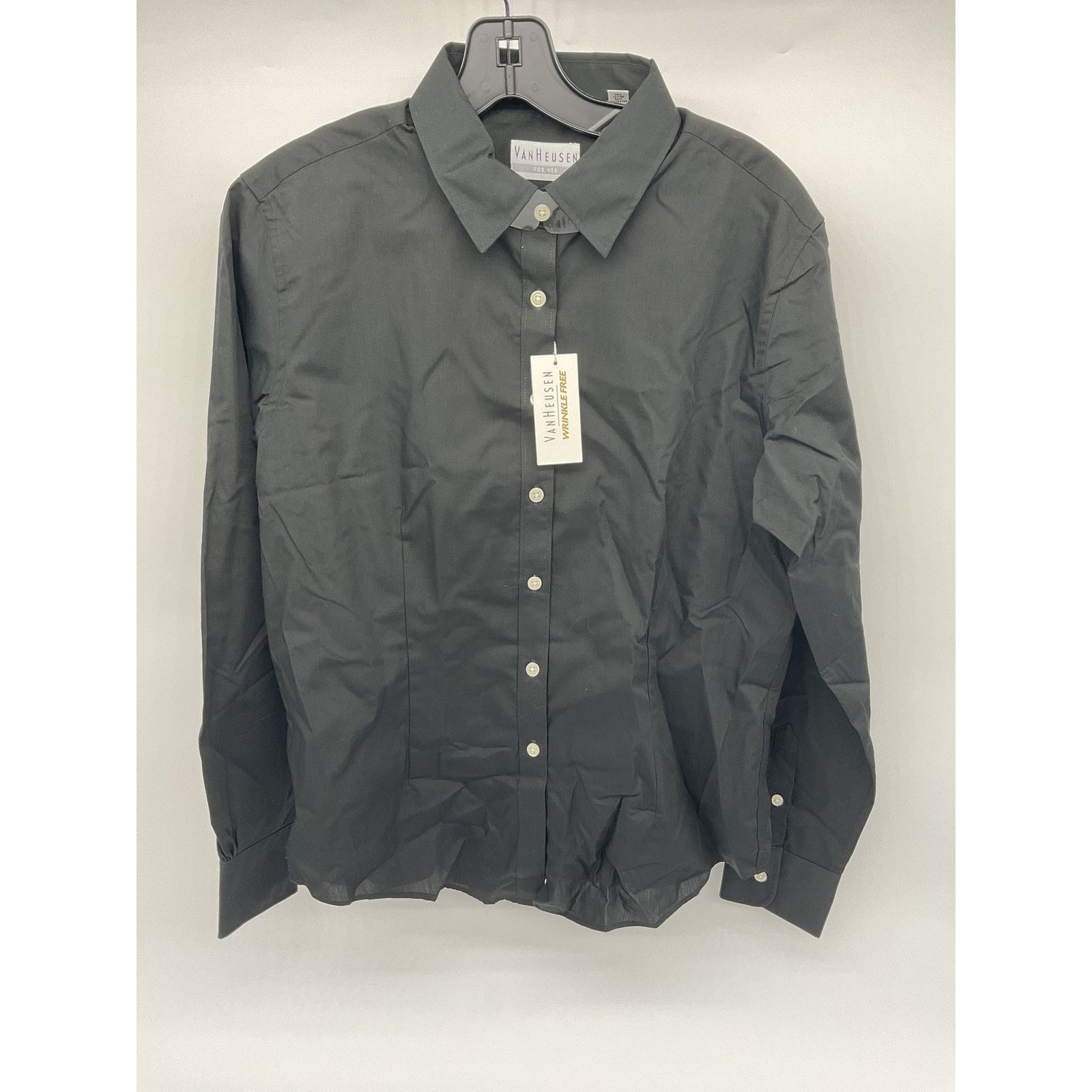 Van Heusen Van Heusen Women’s Button Up Dress Shirt - Size 8-10/M Size M / US 6-8 / IT 42-44 - 1 Thumbnail