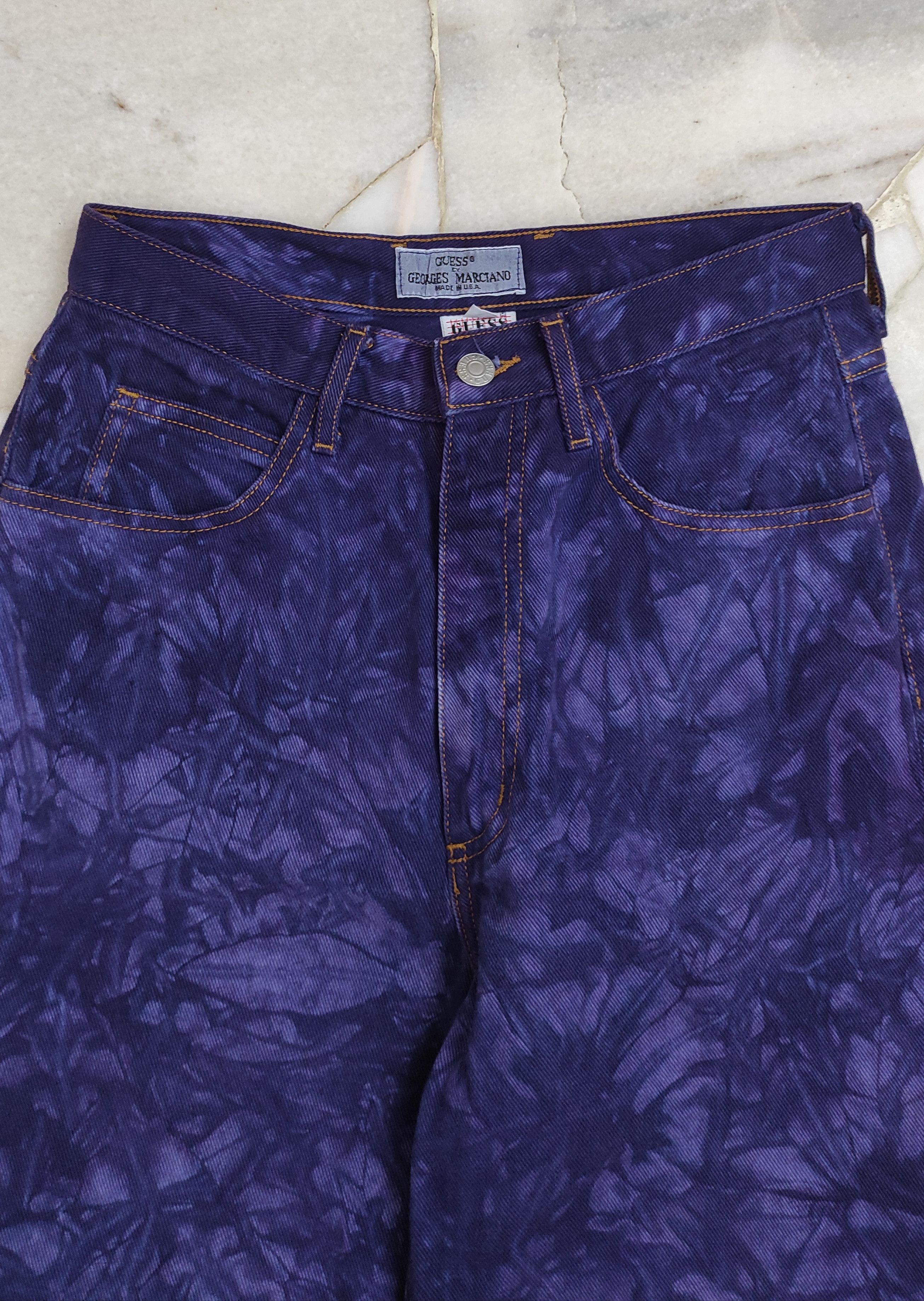 Georges Marciano 90's GUESS BY GEORGES MARCIANO Unique Art Boy friend Jeans Size 27" / US 4 / IT 40 - 9 Thumbnail