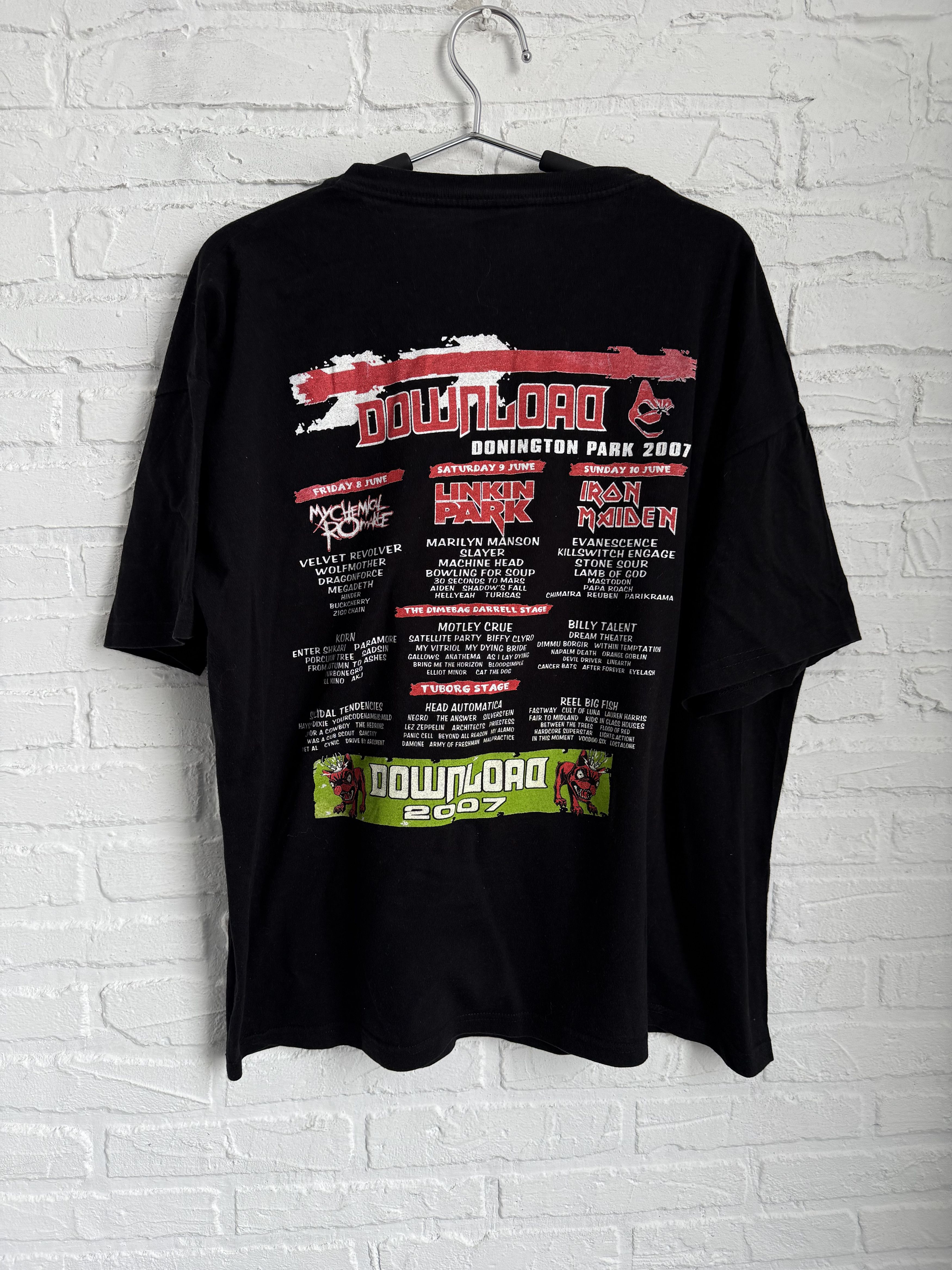 Band Tees Vintage Download Festival Donington Park 2007 t-shirt Size US XL / EU 56 / 4 - 6 Thumbnail