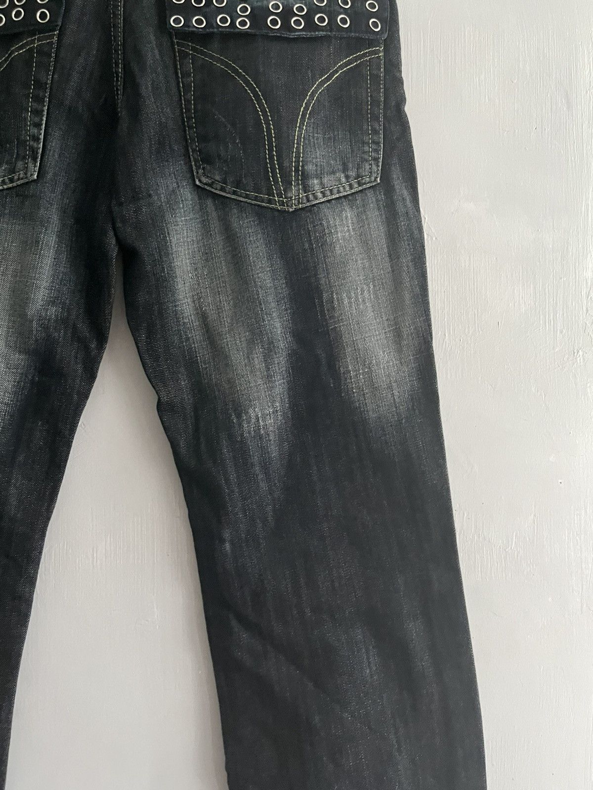 Dolce & Gabbana SS06 Dolce And Gabanna Eyelet Distressed Jeans Size US 33 - 8 Thumbnail