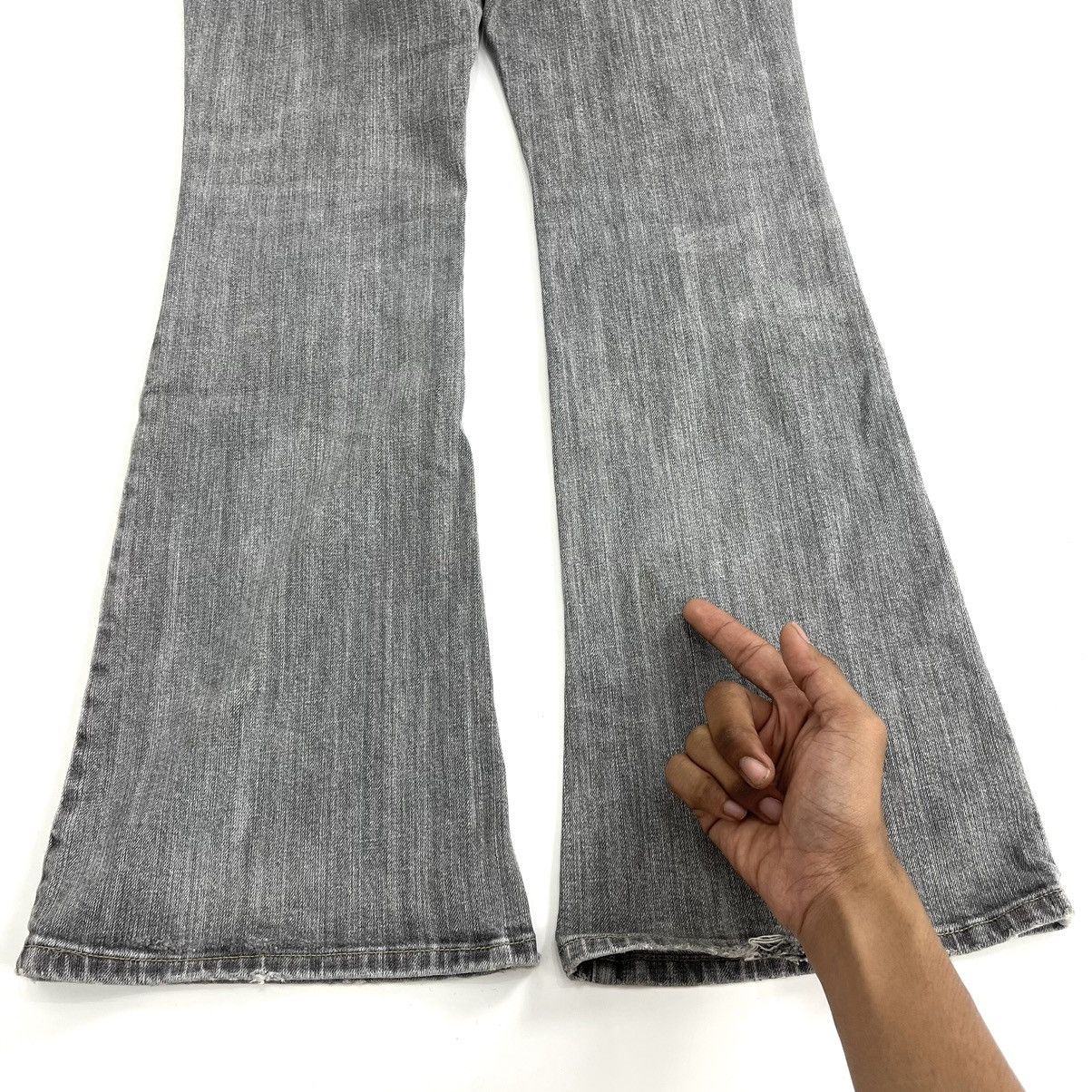 If Six Was Nine × Japanese Brand × Le Grande Bleu (L.G.B.) Crazy Oririn Jeans Flared Jeans Bootcut Studded Y2K Pants Size 32" / US 10 / IT 46 - 15 Thumbnail