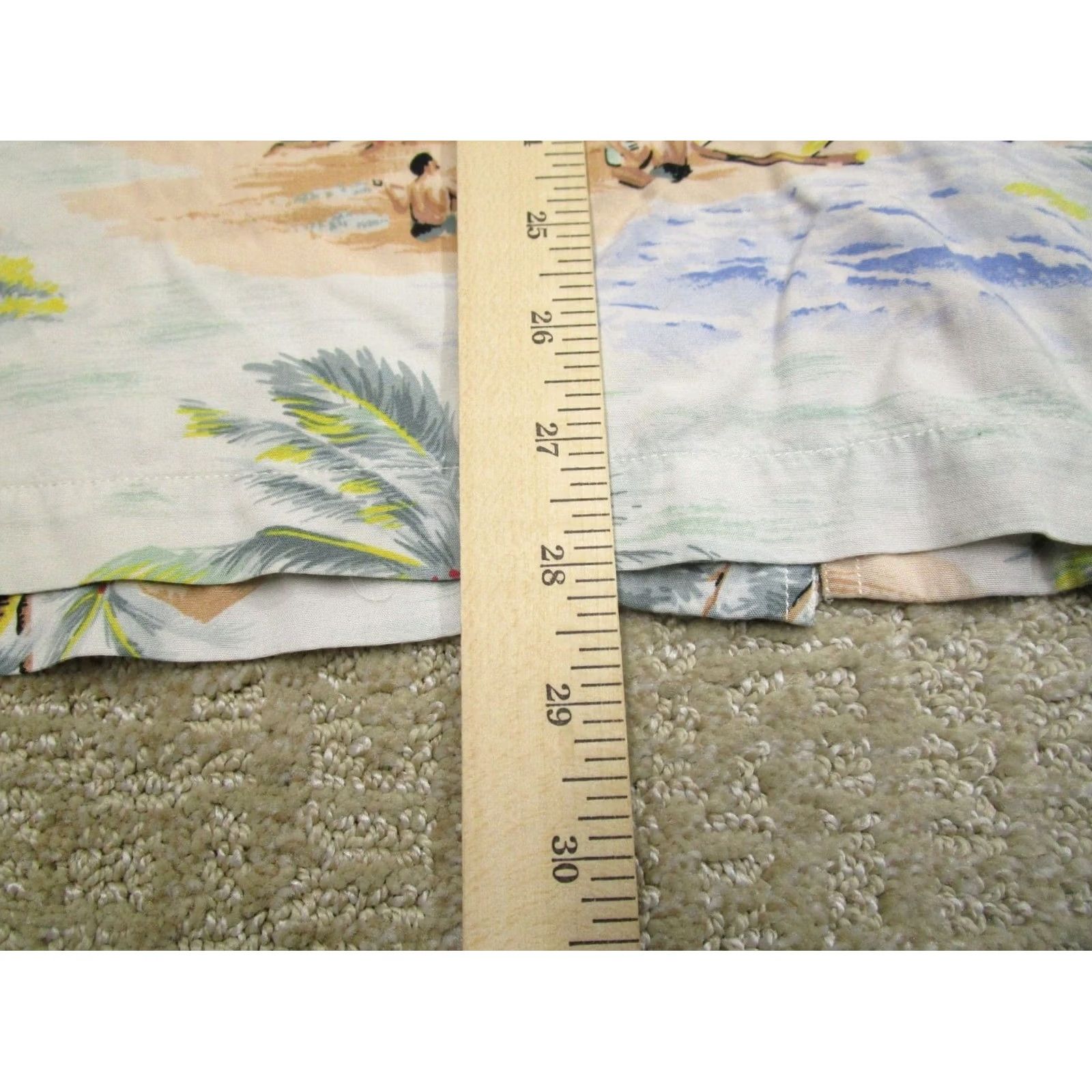 Tommy Hilfiger Tommy Hilfiger Shirt Mens Large White Hawaiian Honolulu Island Aloha Geometric 90s Retro Beach Button-Up Shirt Size US L / EU 52-54 / 3 - 6 Thumbnail