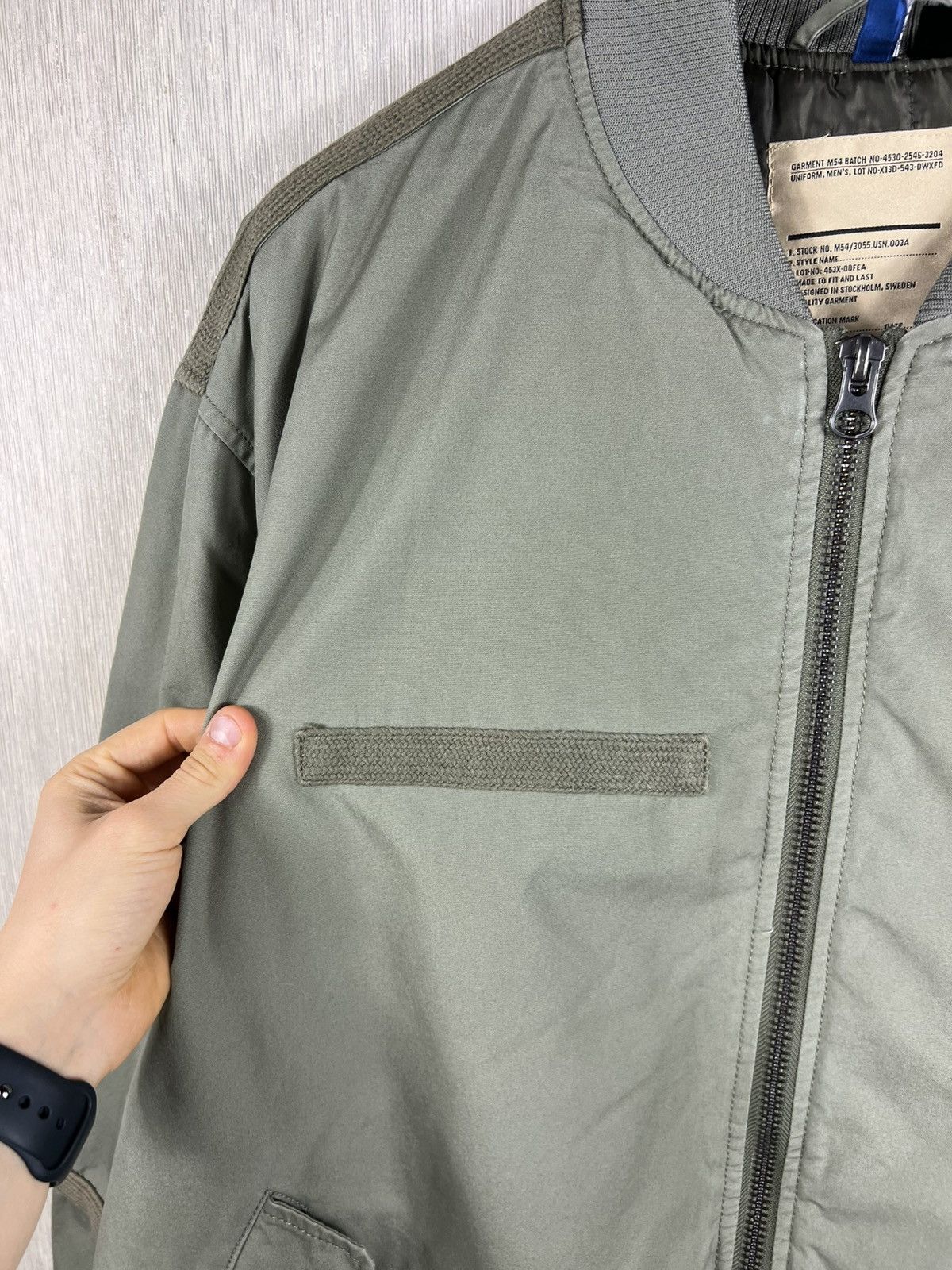 H&M Archive H&M military bomber M54 jacket bondage helmut lang Size US XL / EU 56 / 4 - 7 Thumbnail