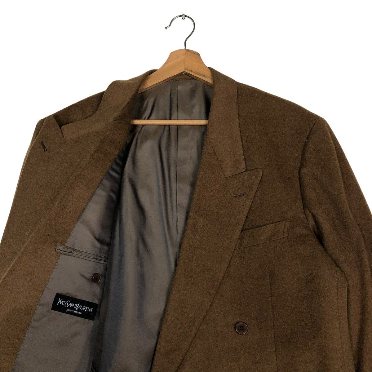 Yves Saint Laurent 🔥VTG CASUAL COATS JACKET YVES SAINT LAURENT DOUBLE BREAST Size US M / EU 48-50 / 2 - 12 Thumbnail
