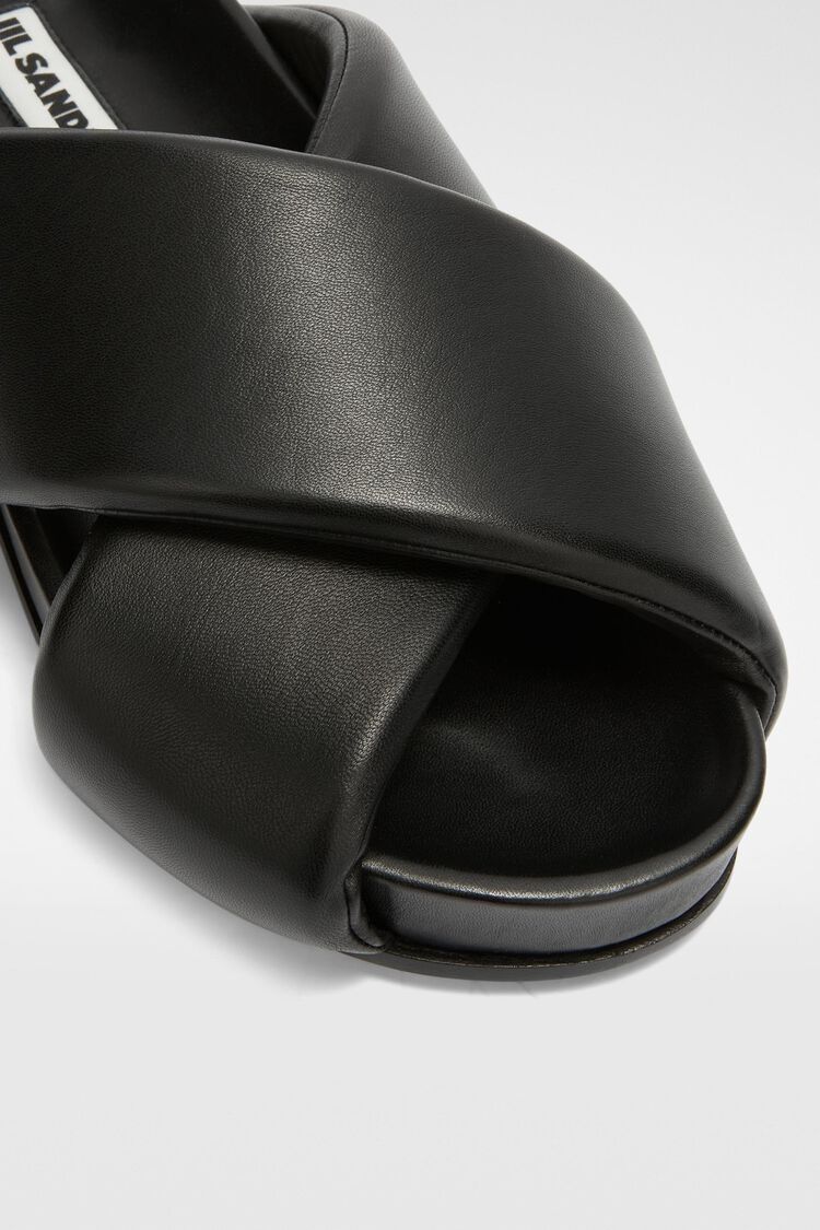 Jil Sander o1w1db10825 Padded Slides in Black Size US 10 / EU 43 - 6 Thumbnail