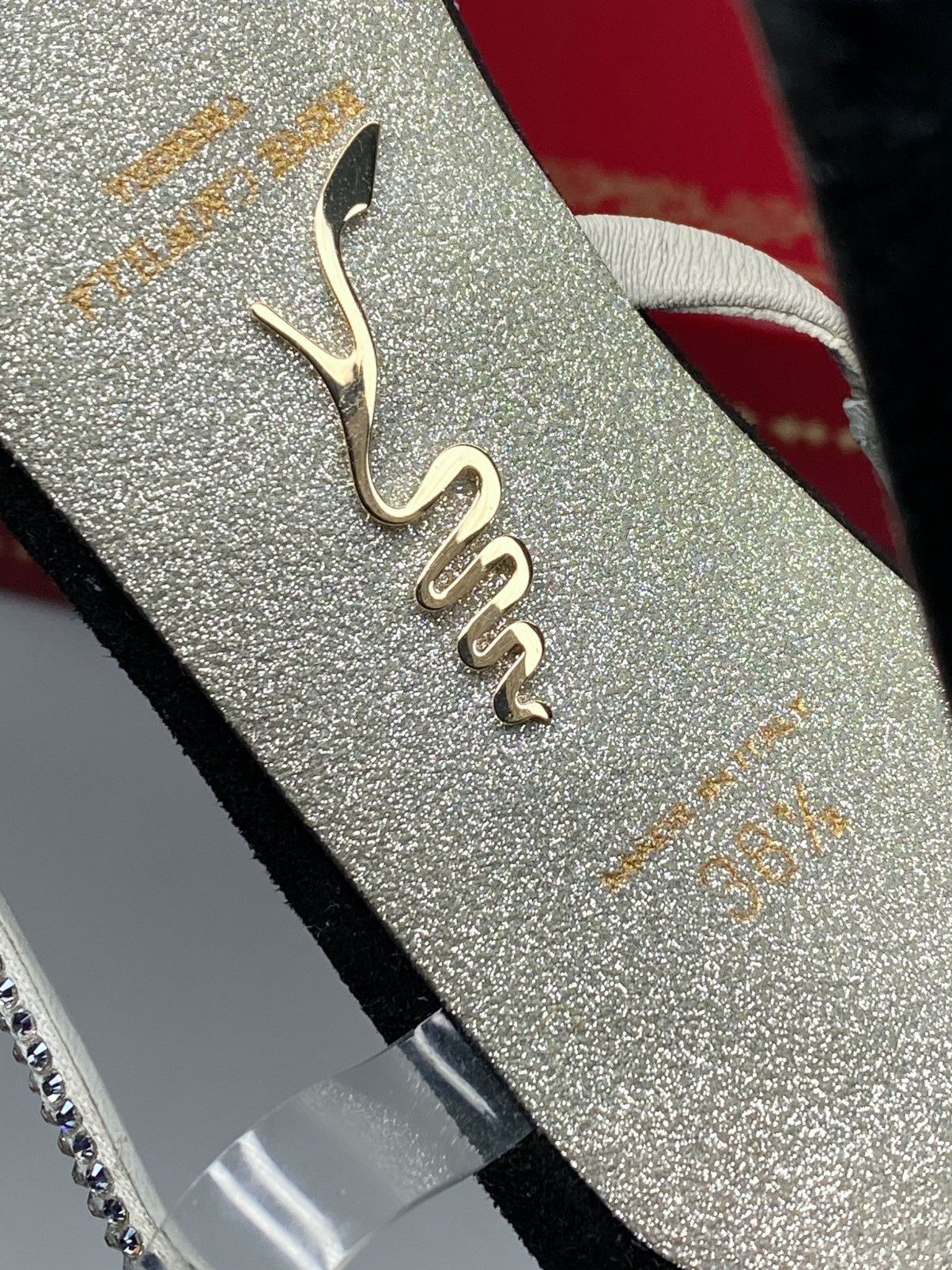 Rene Caovilla Rene Caovilla 105MM Snake Slingback Sandals size 38.5 Size US 8.5 / IT 38.5 - 14 Thumbnail