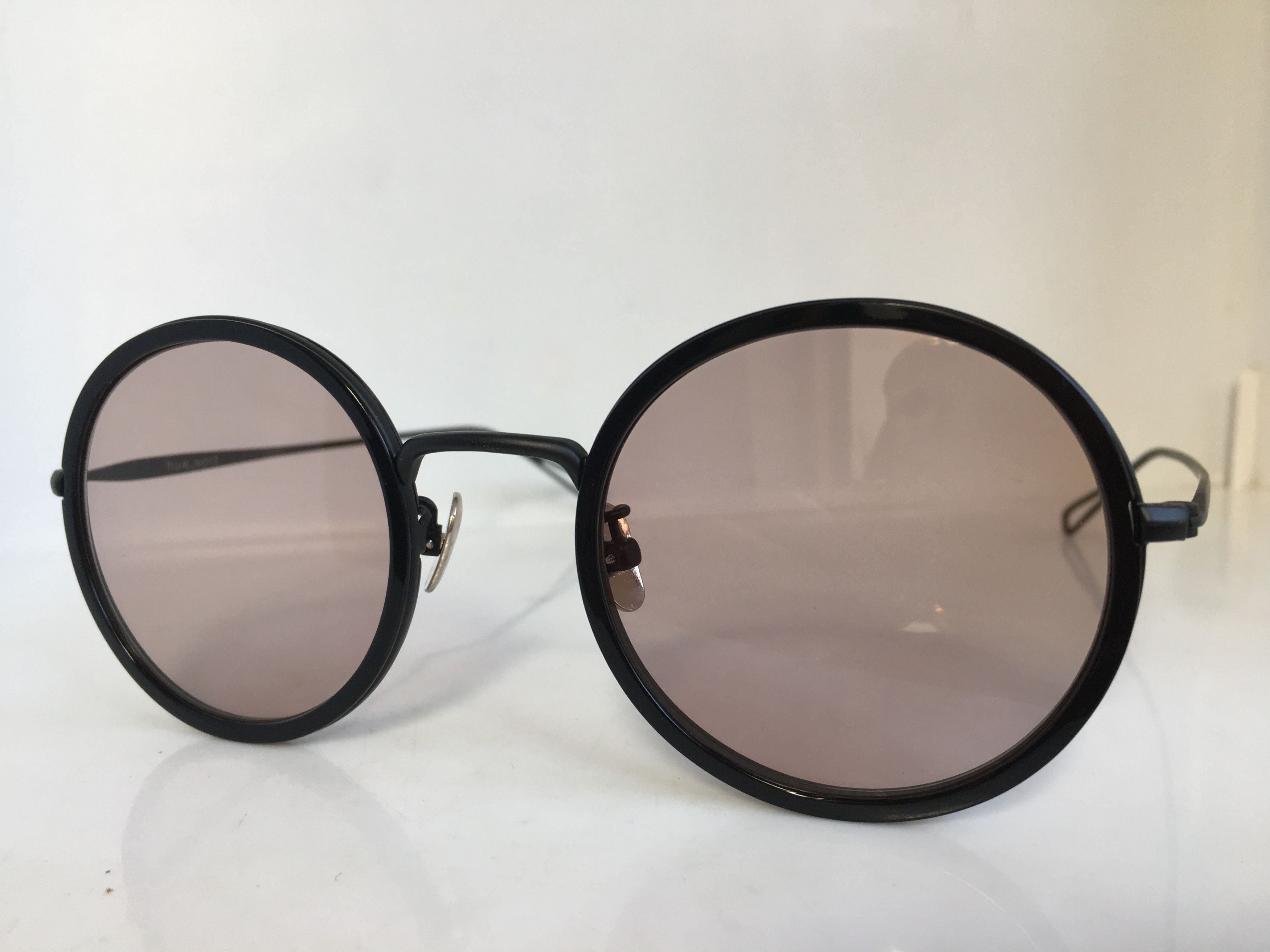 Other Hum_work Oversize Black Round Sunglasses Frame BUDDY HOLLY Size ONE SIZE - 3 Thumbnail