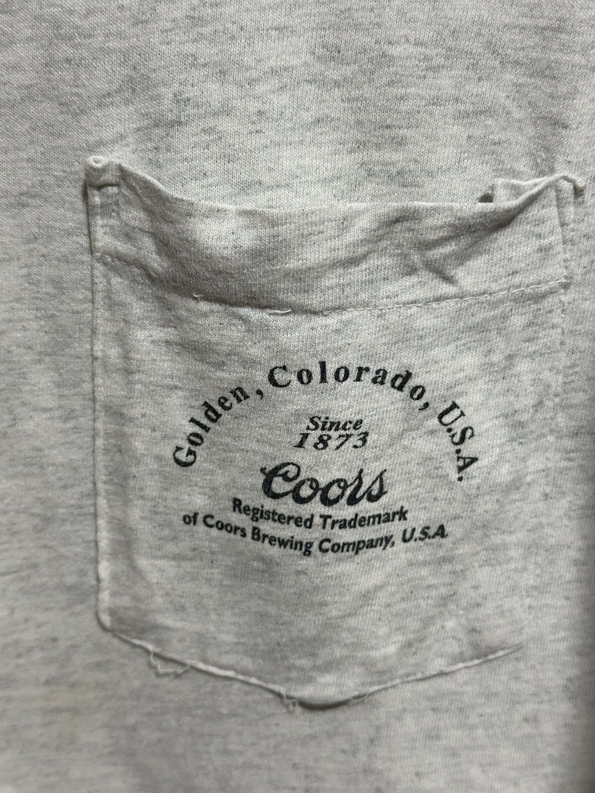 Sears Vintage Coors Pocket Tee Size US L / EU 52-54 / 3 - 9 Thumbnail