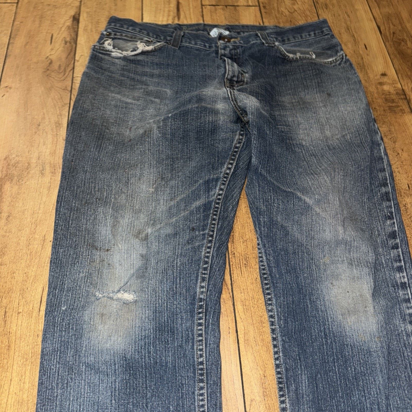 Sears × Vintage Roebuck And Co Slim Straight Denim Jeans 36x33 Size US 36 / EU 52 - 11 Thumbnail