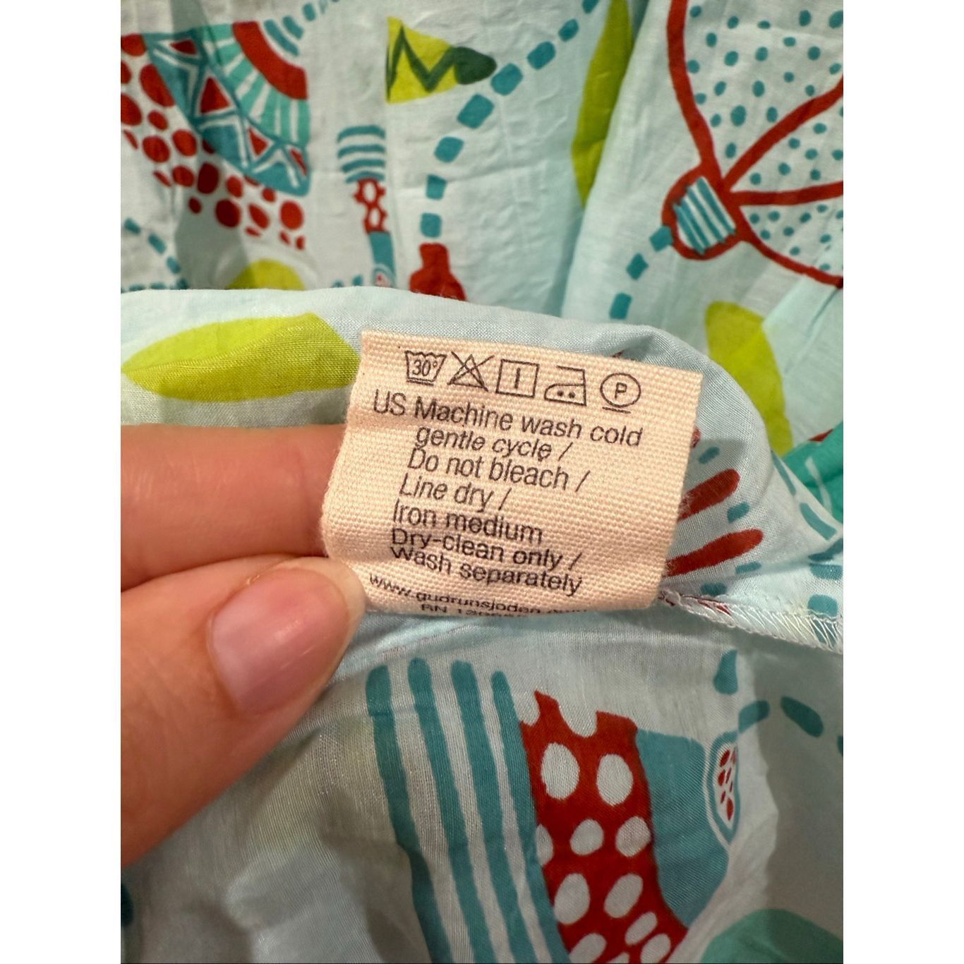 Guru Gudrun Sjoden floral skirt elastic waist size S/M Size 30" / US 8 / IT 44 - 5 Thumbnail