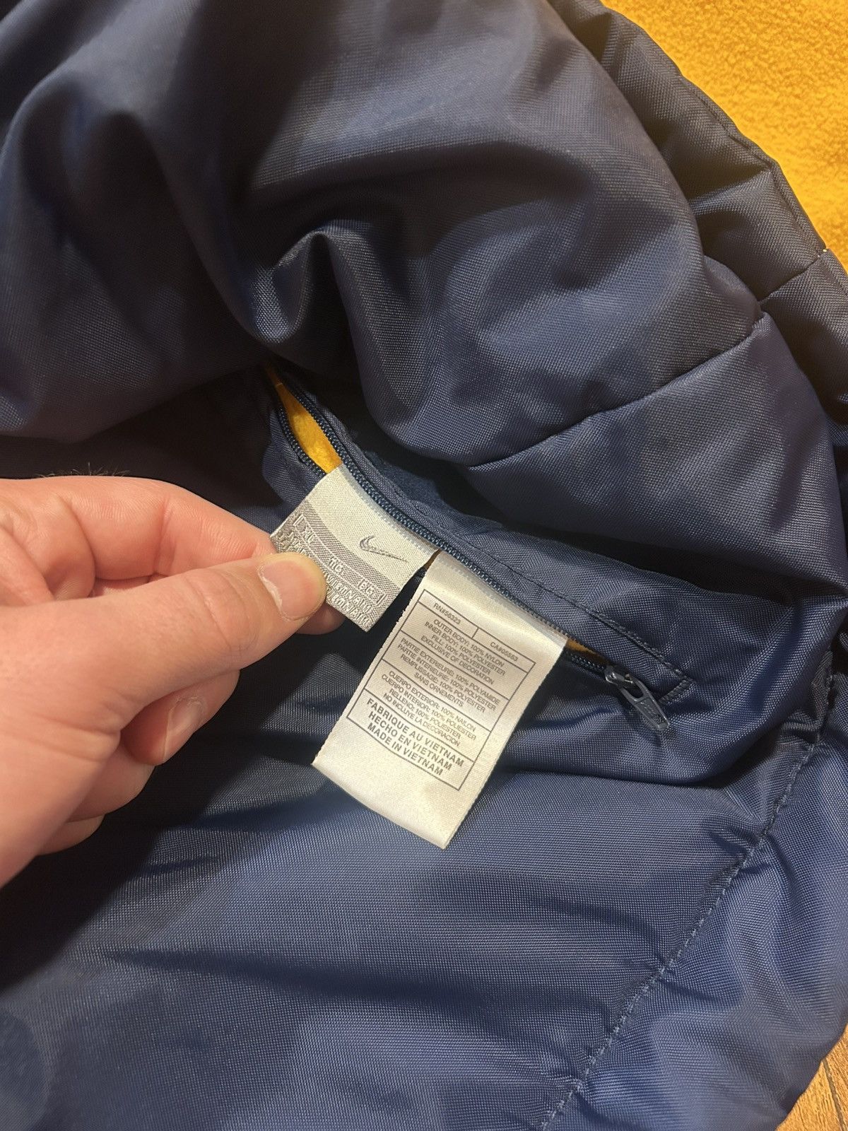 Nike Vintage Y2K Nike Reversible Jacket Blue / Yellow Size US XL / EU 56 / 4 - 10 Thumbnail