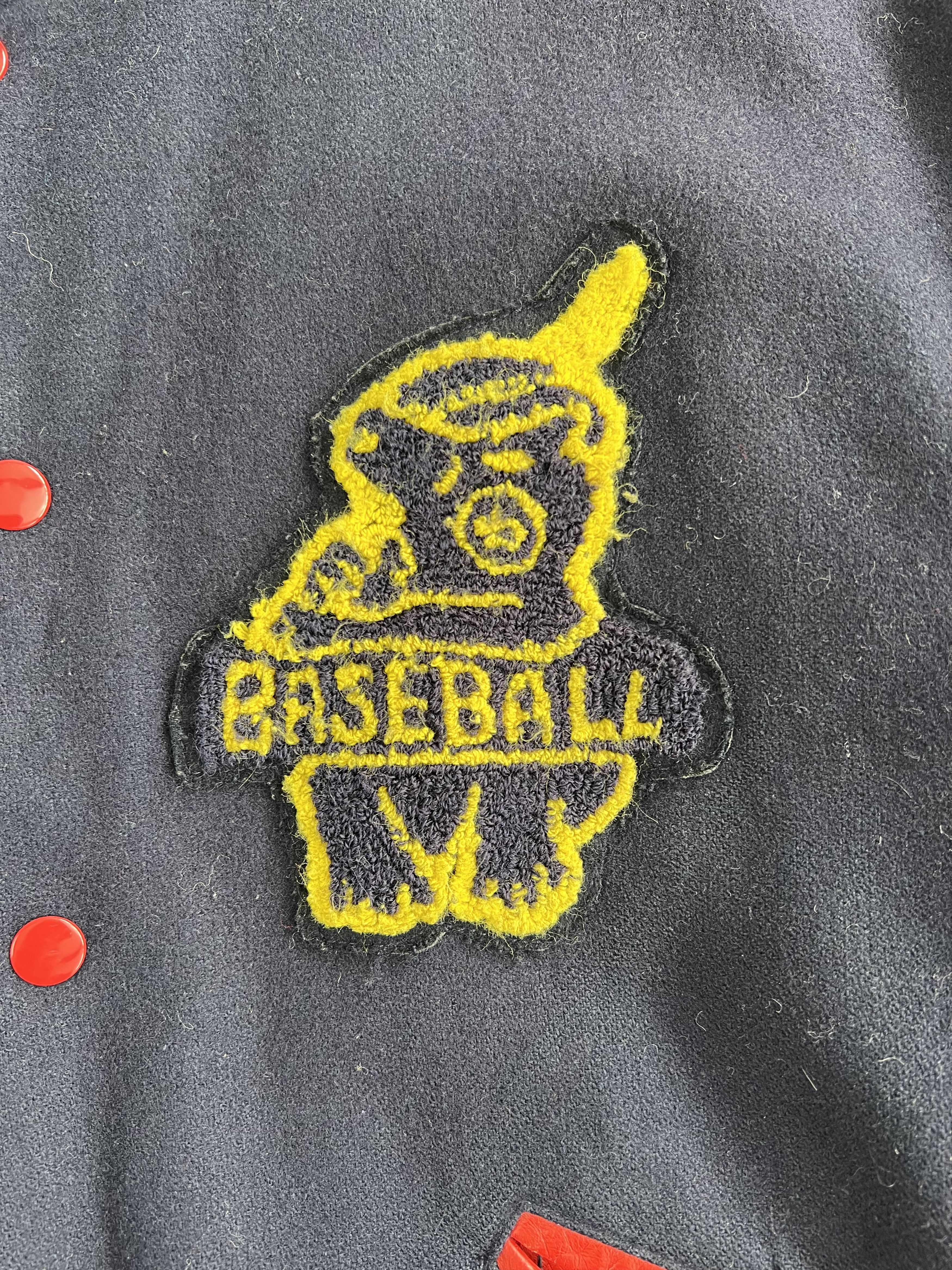 MLB × Vintage VARSITY JACKET WOOL CREEKS BASEBALL Size US M / EU 48-50 / 2 - 3 Thumbnail