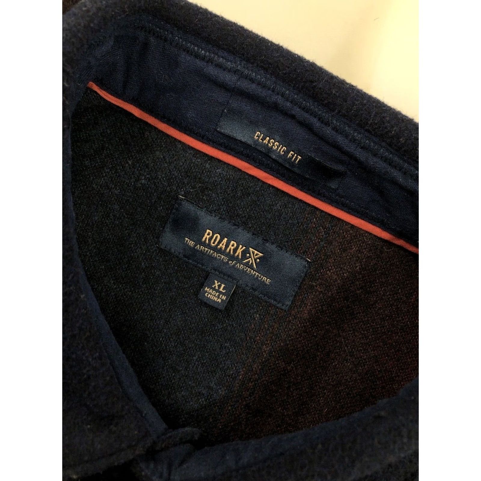 Roark Roark Heavy Duty WOOL BLEND Snap ELBOW PATCH Flannel XL Shirt - Jacket Size Size US XL / EU 56 / 4 - 5 Thumbnail
