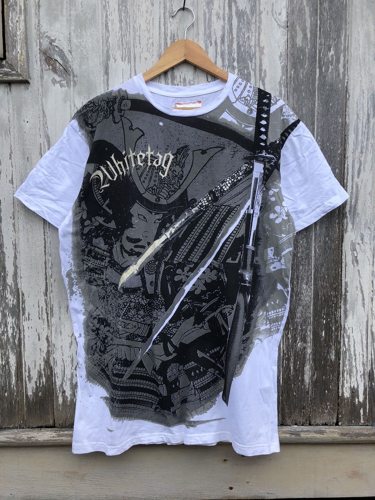 If Six Was Nine × Japanese Brand × Vintage Vintage Y2K OVP Whitetag Samurai Tshirts Size US XXL / EU 58 / 5 - 1 Thumbnail