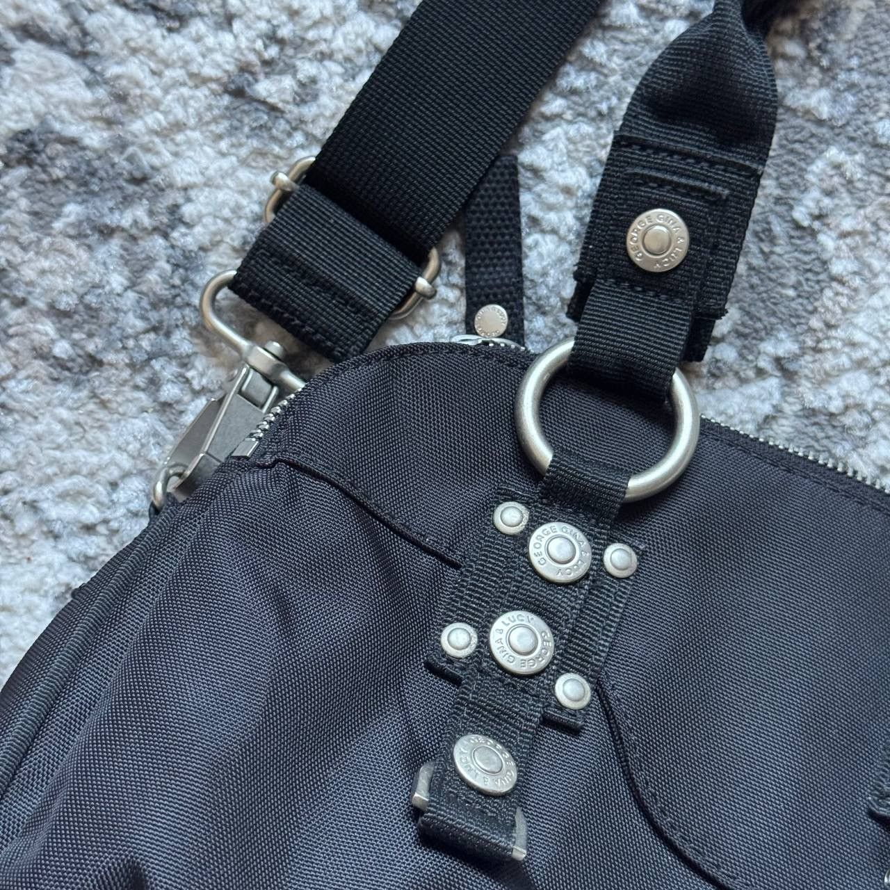 Japanese Brand Big GGL George Gina&Lucy Alyx Nylon Utility Goth Retro Style Size ONE SIZE - 6 Thumbnail
