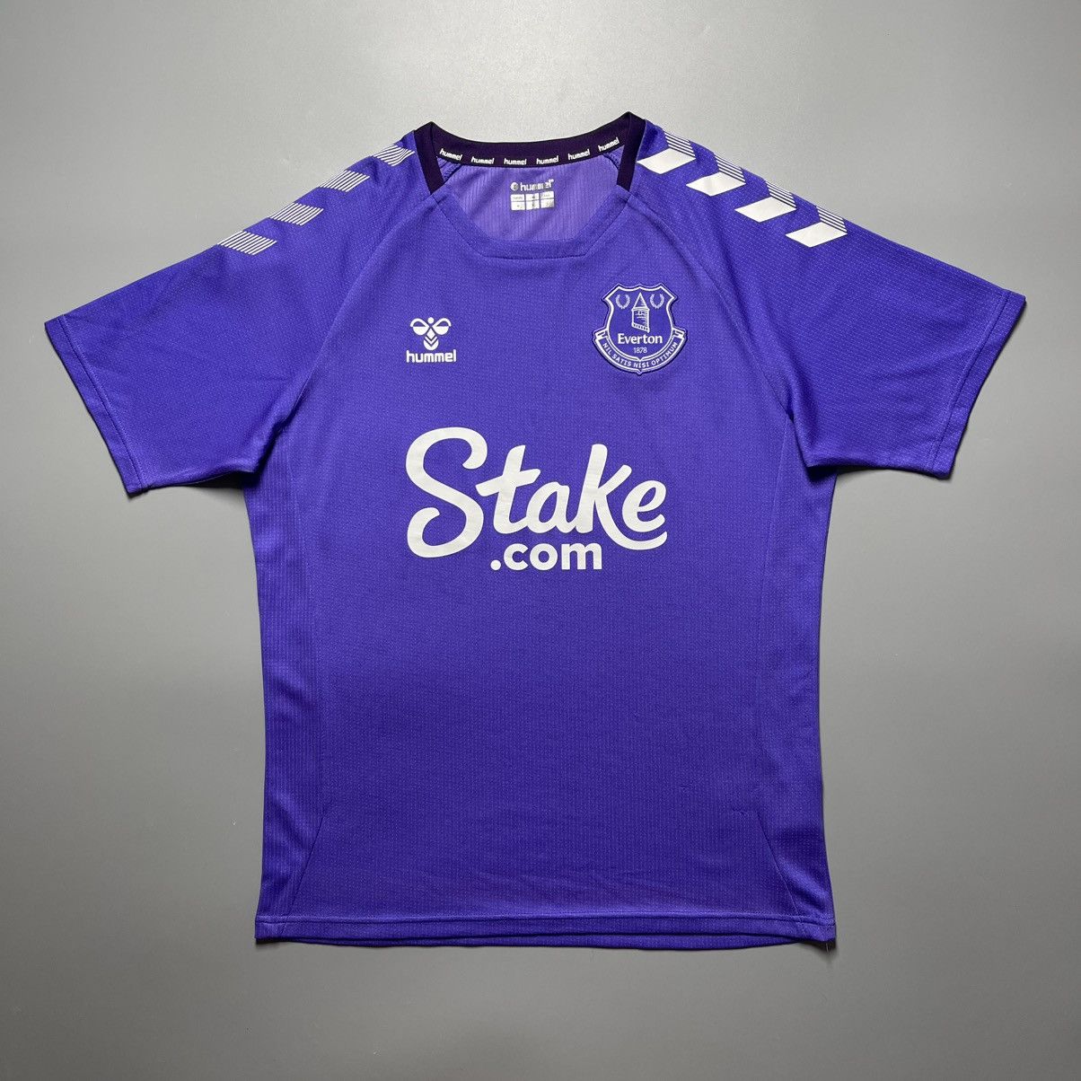 Umbro EVERTON HUMMEL 2022/2023 FOOTBALL SOCCER TRAINING JERSEY Size US S / EU 44-46 / 1 - 1 Thumbnail