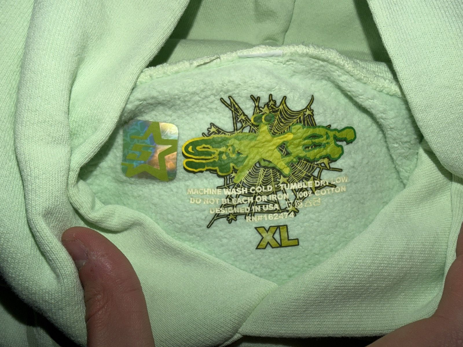 Sp5der Sp5der Mint Hoodie size XL Size US XL / EU 56 / 4 - 4 Thumbnail