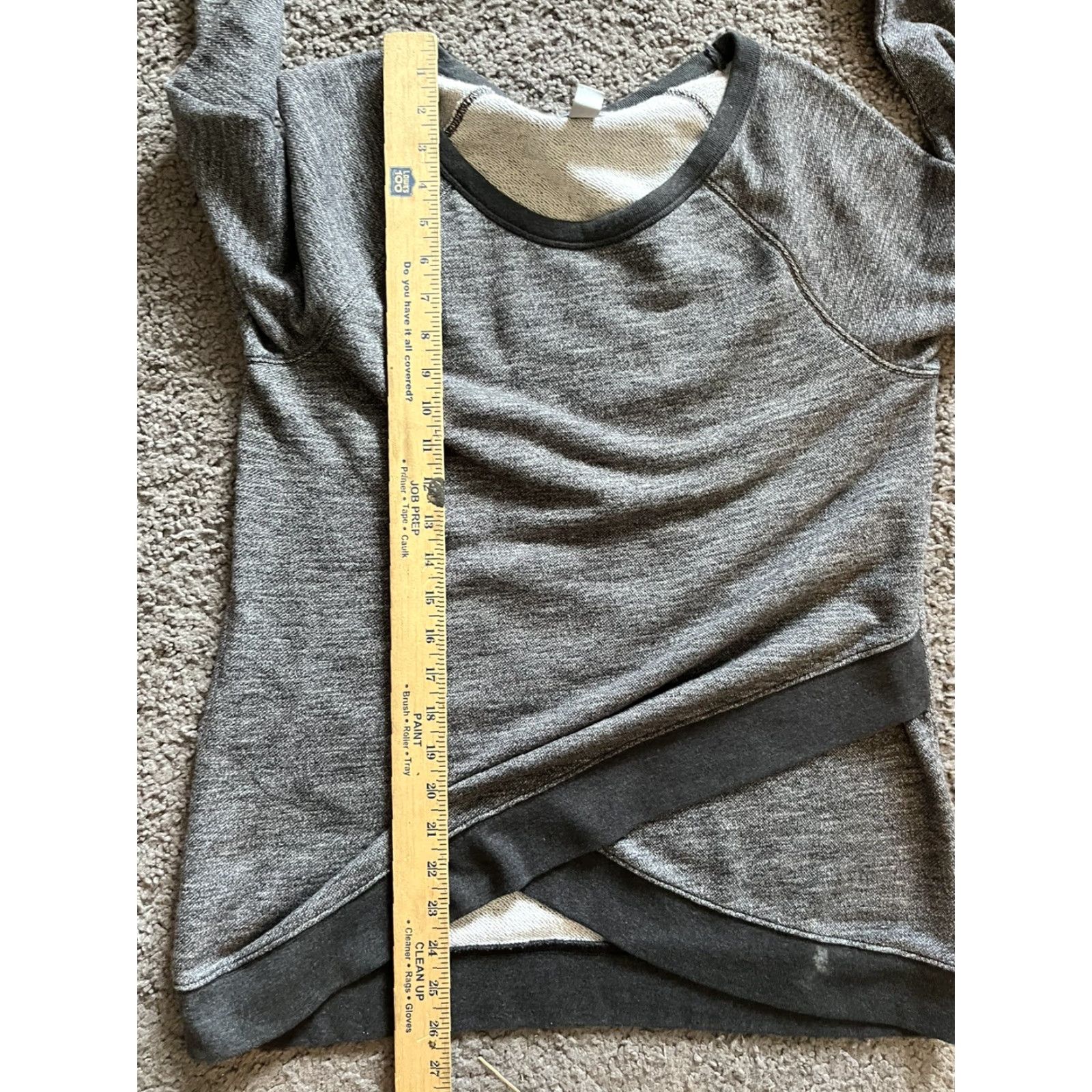 Vintage VINTAGE GapFit Womens Top Long Sleeve Crew Neck Pullover Size Medium Gray Activewear / Casual Size M / US 6-8 / IT 42-44 - 5 Thumbnail