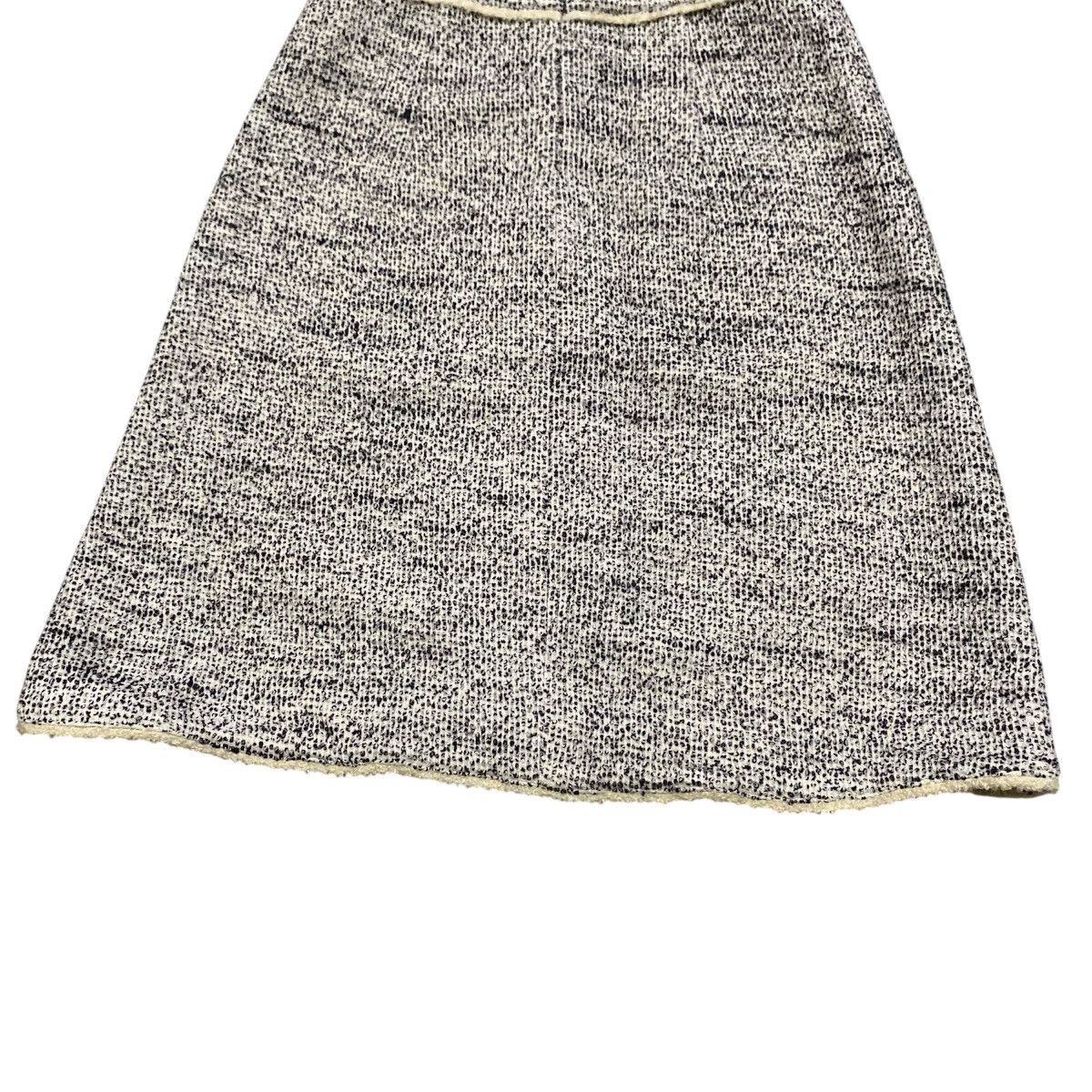 Theory Theory Made in Japan Black & White Tweed A-Line Skirt Size 27" / US 4 / IT 40 - 11 Thumbnail