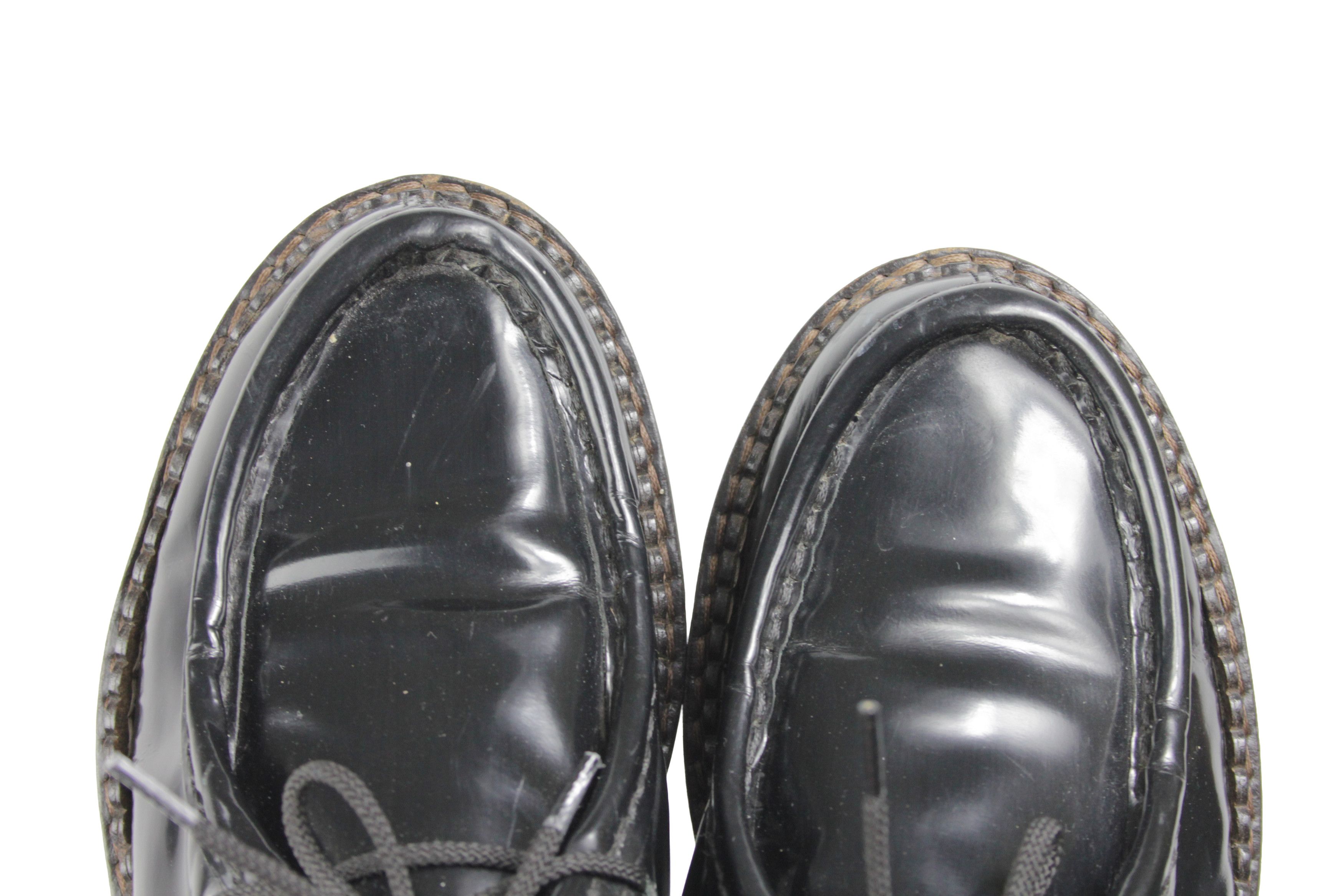 Japanese Brand Maze L1710 Patent Lug Sole Hand Made Derby Size US 8 / EU 41 - 6 Thumbnail
