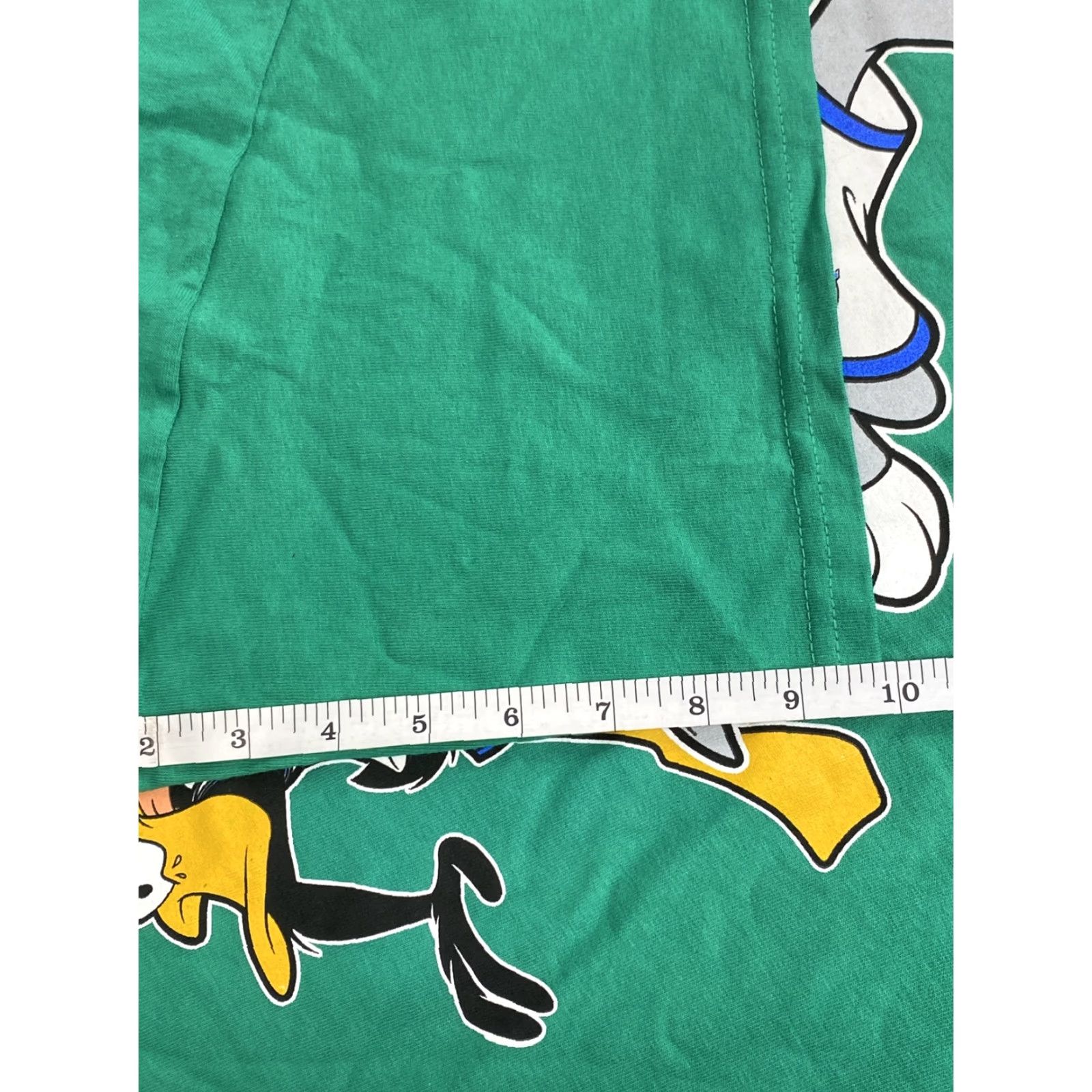 Vintage VINTAGE Space Jam Bugs Bunny Green T Shirt Adult 3XL Crew Neck Short Sleeve Unisex 90s Logo Graphic Print Cotton Shirt Mens Womens 366 Size US XXL / EU 58 / 5 - 7 Thumbnail