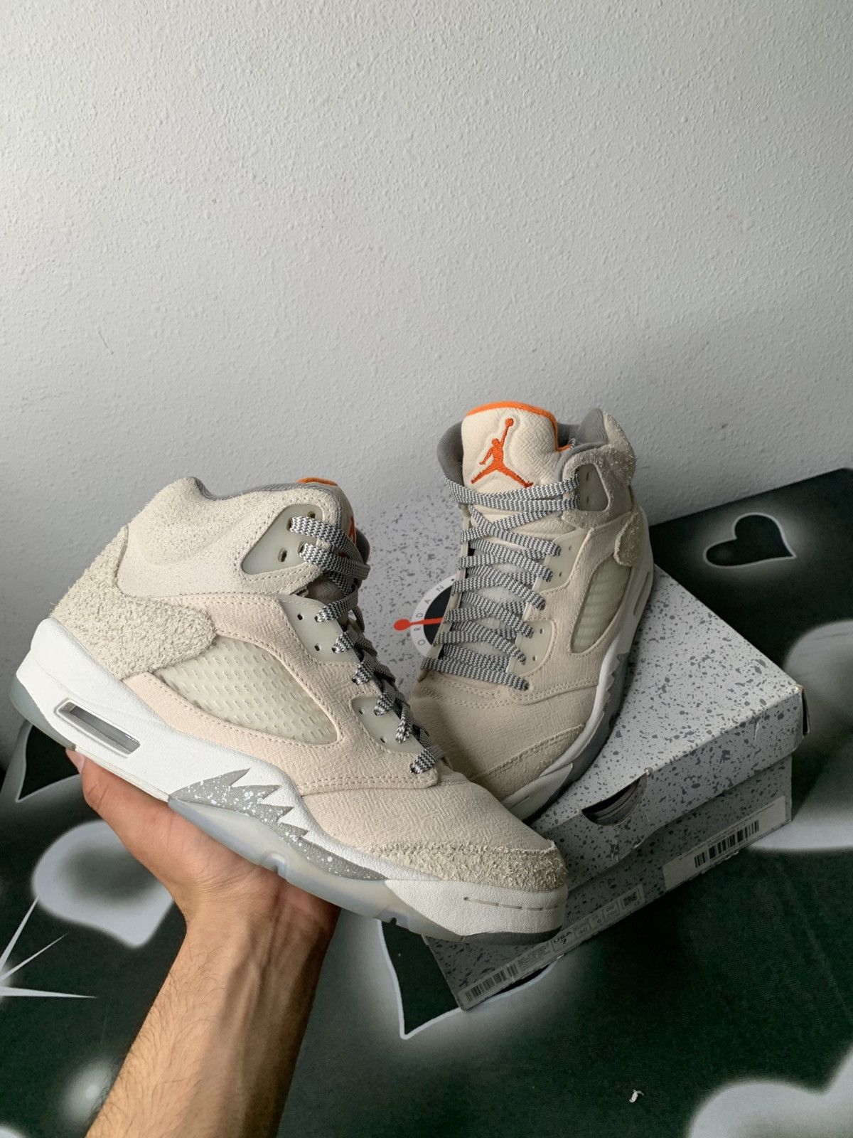 Jordan Brand Air Jordan 5 Retro Se Craft Light Orewood Brown Size US 7 / EU 40 - 5 Thumbnail