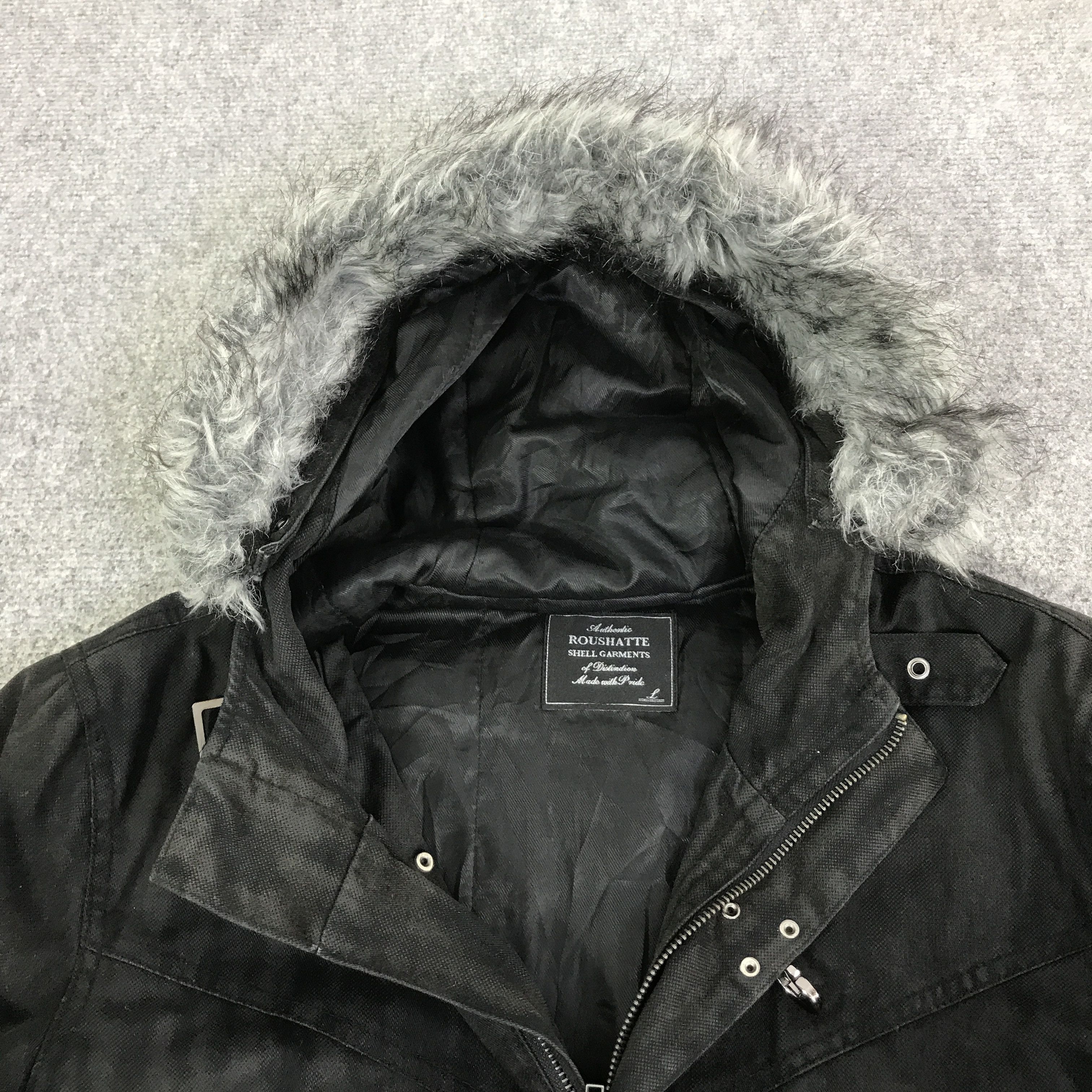 Japanese Brand ROUSHATTE PUNK DESIGN HOODIE JACKET K106B17 Size US L / EU 52-54 / 3 - 8 Thumbnail