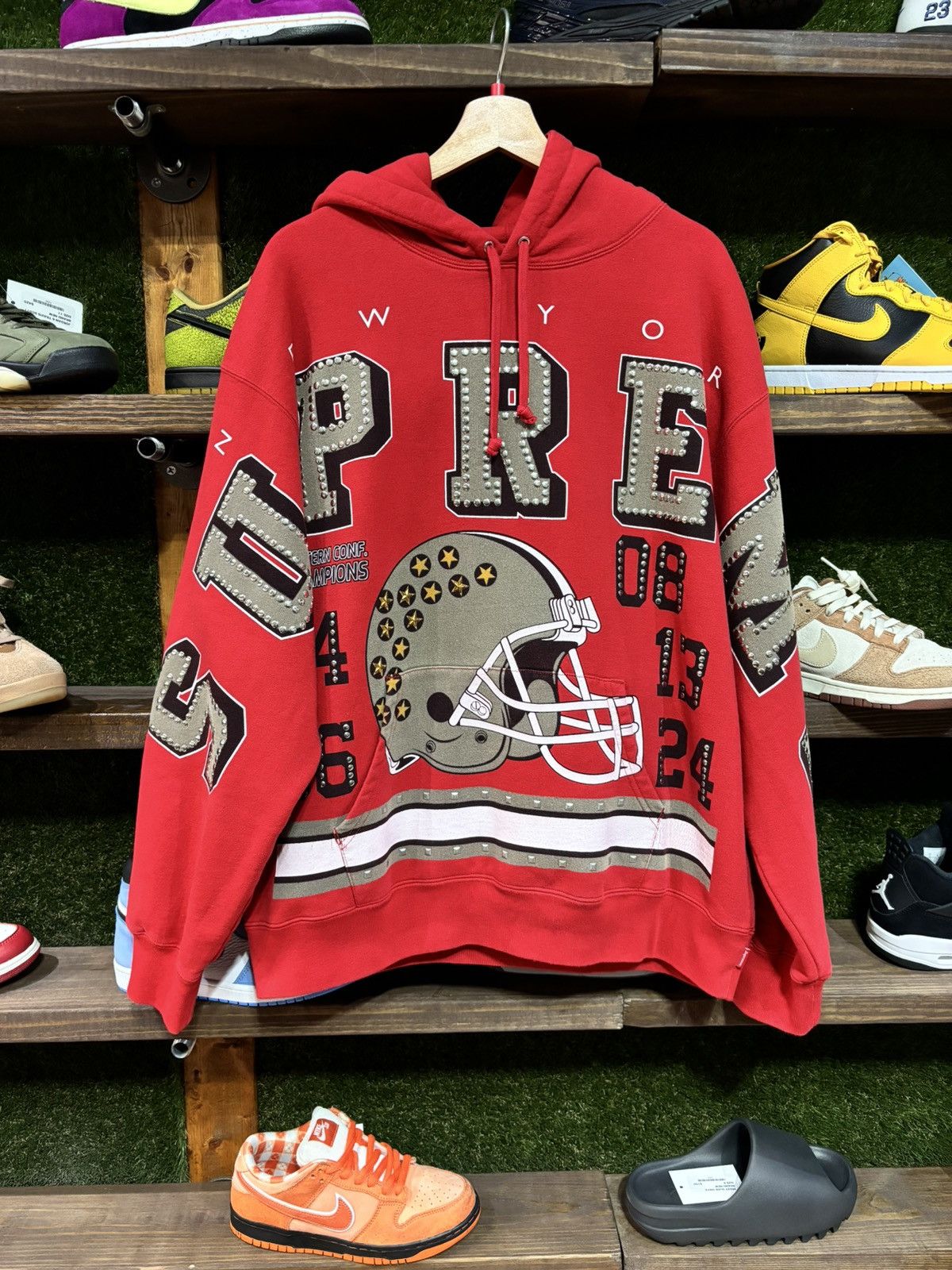Supreme Football Hoodie | Grailed