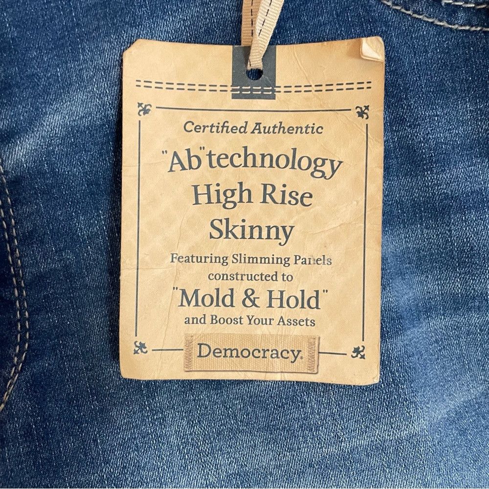 Other NWT New Democracy AB Technology High Rise Skinny Jeans Size Size 42" / US 20 - 5 Thumbnail