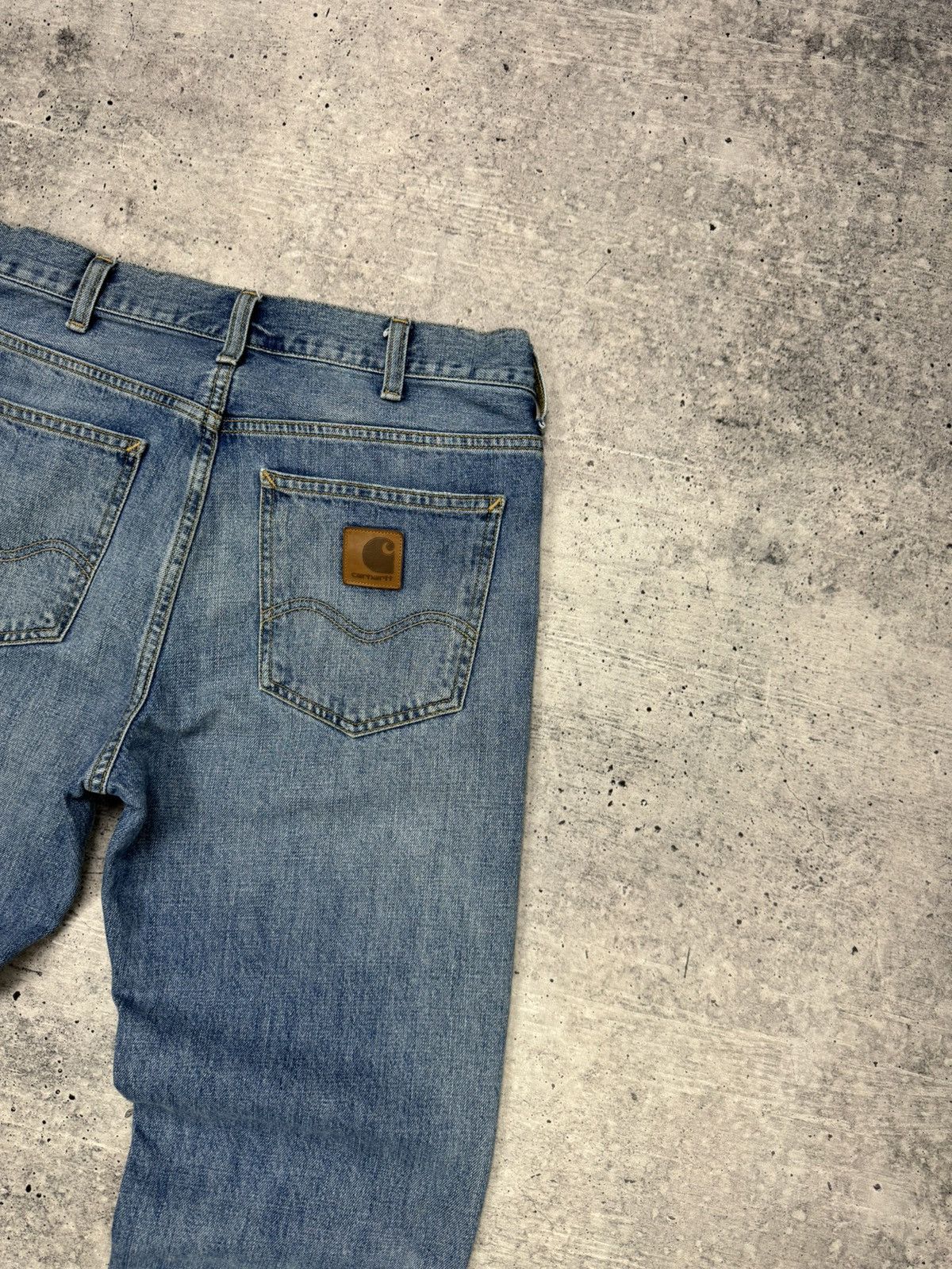 Carhartt Vintage Carhartt WIP Marlow Pant Stonewashed Denim Jeans Size US 29 - 19 Thumbnail