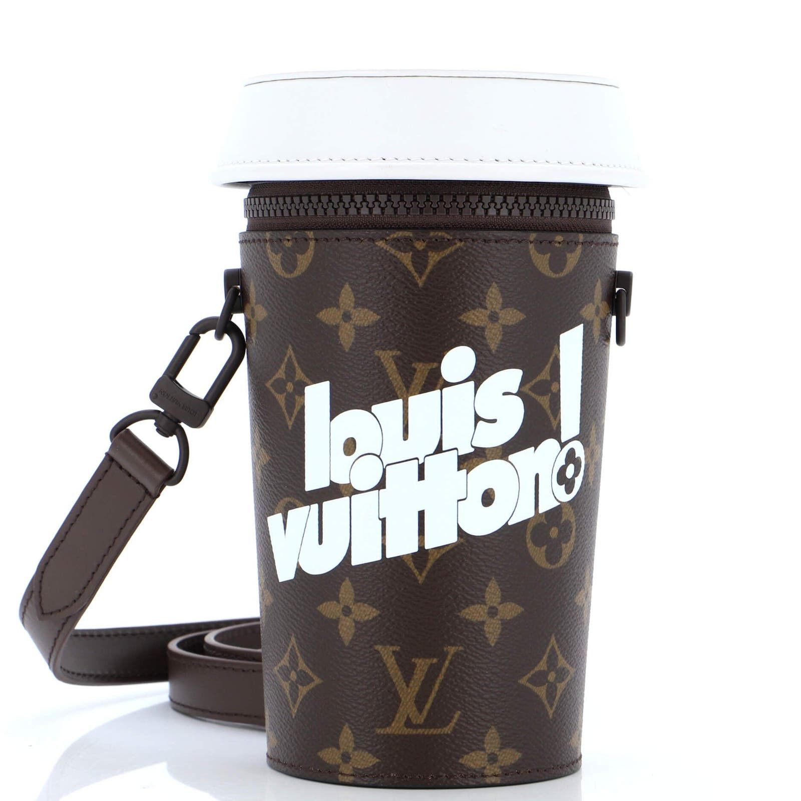 Coffee Cup Convertible Pouch Everyday Signature Vintage