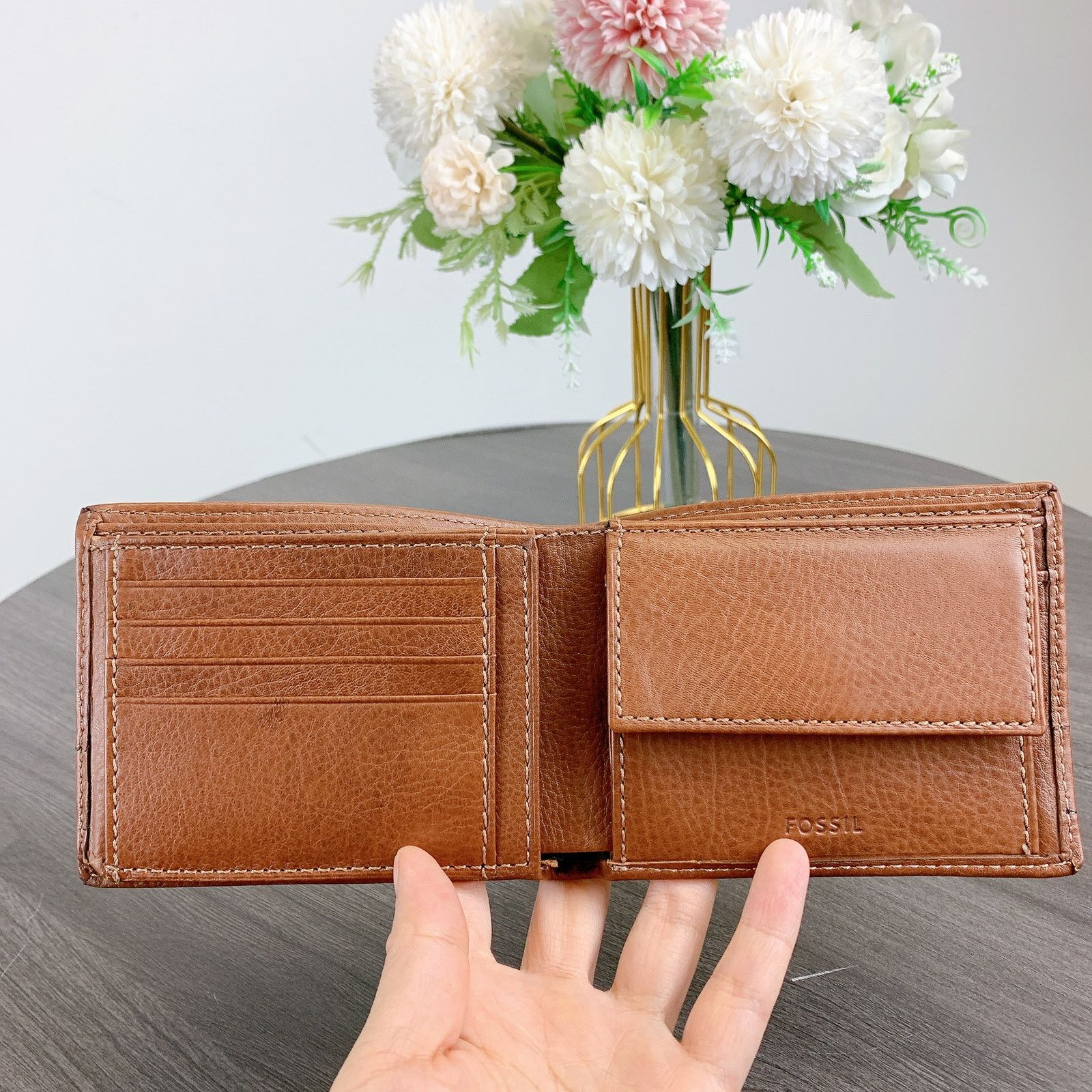 Fossil Fossil SML1391210 Lufkin International Traveller IN Brown Size ONE SIZE - 2 Thumbnail