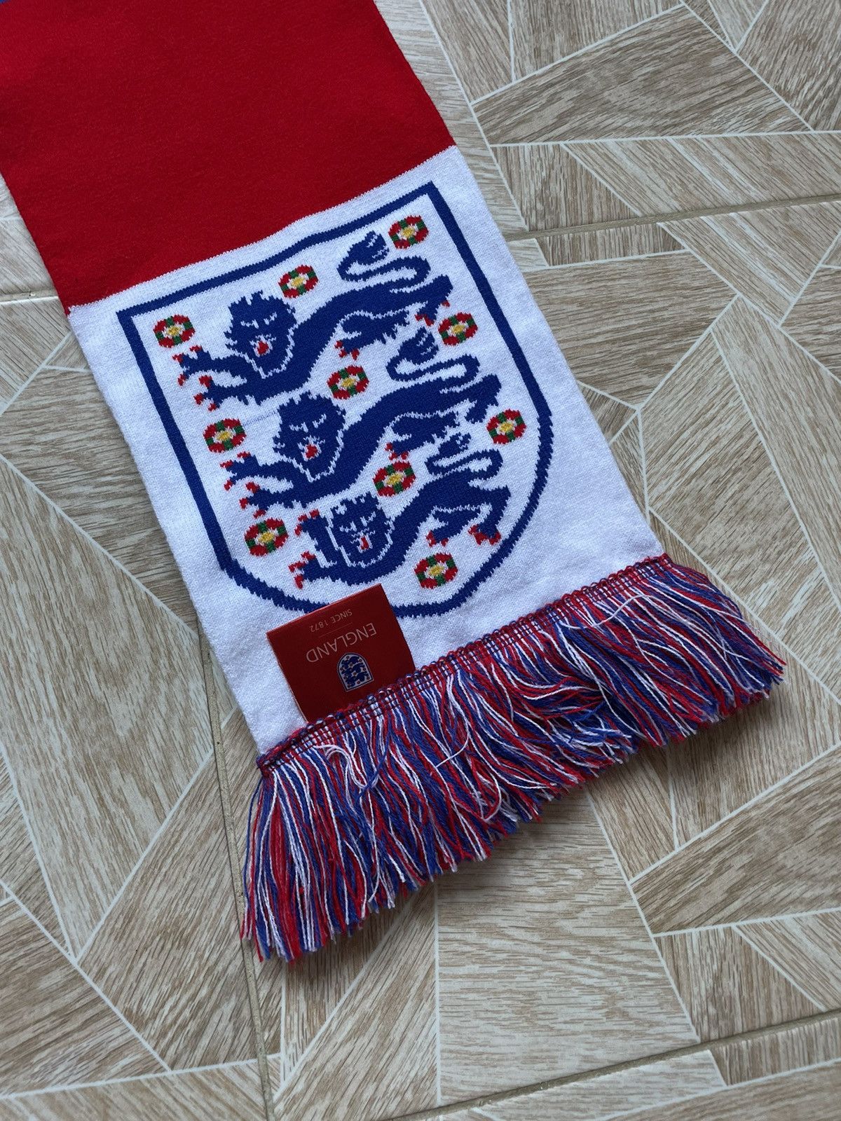 Vintage Vintage Football Soccer Englang Logo Scarf Size ONE SIZE - 5 Thumbnail