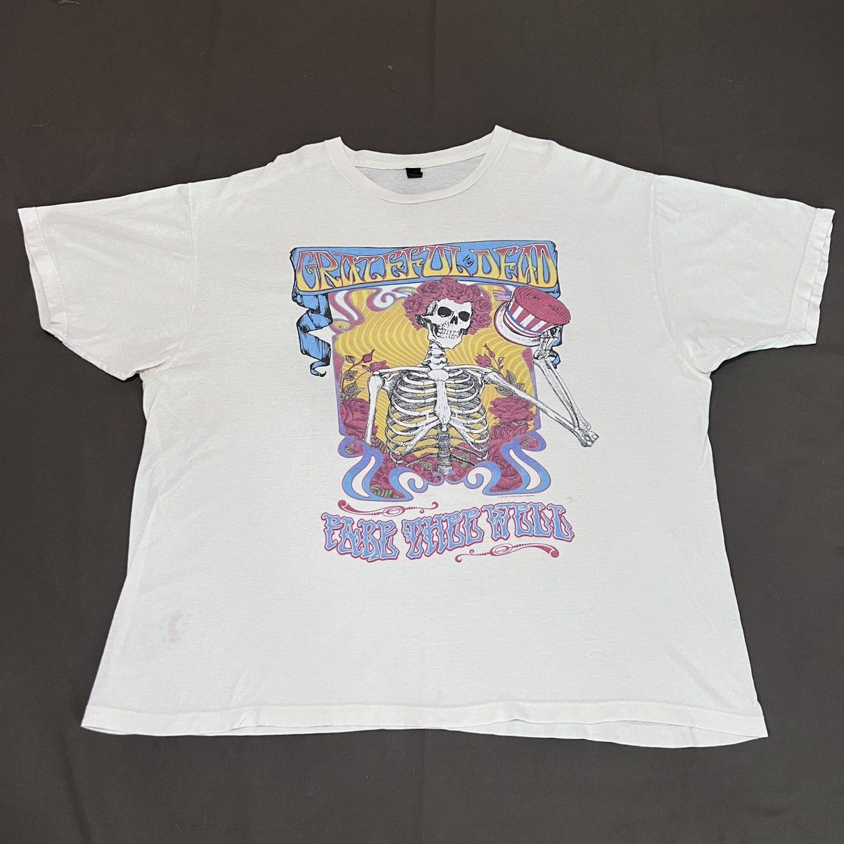 Band Tees × Grateful Dead × Tultex 2015 Grateful Dead Tour Promo Tee 2XL Oversized Skull Size US XXL / EU 58 / 5 - 3 Thumbnail