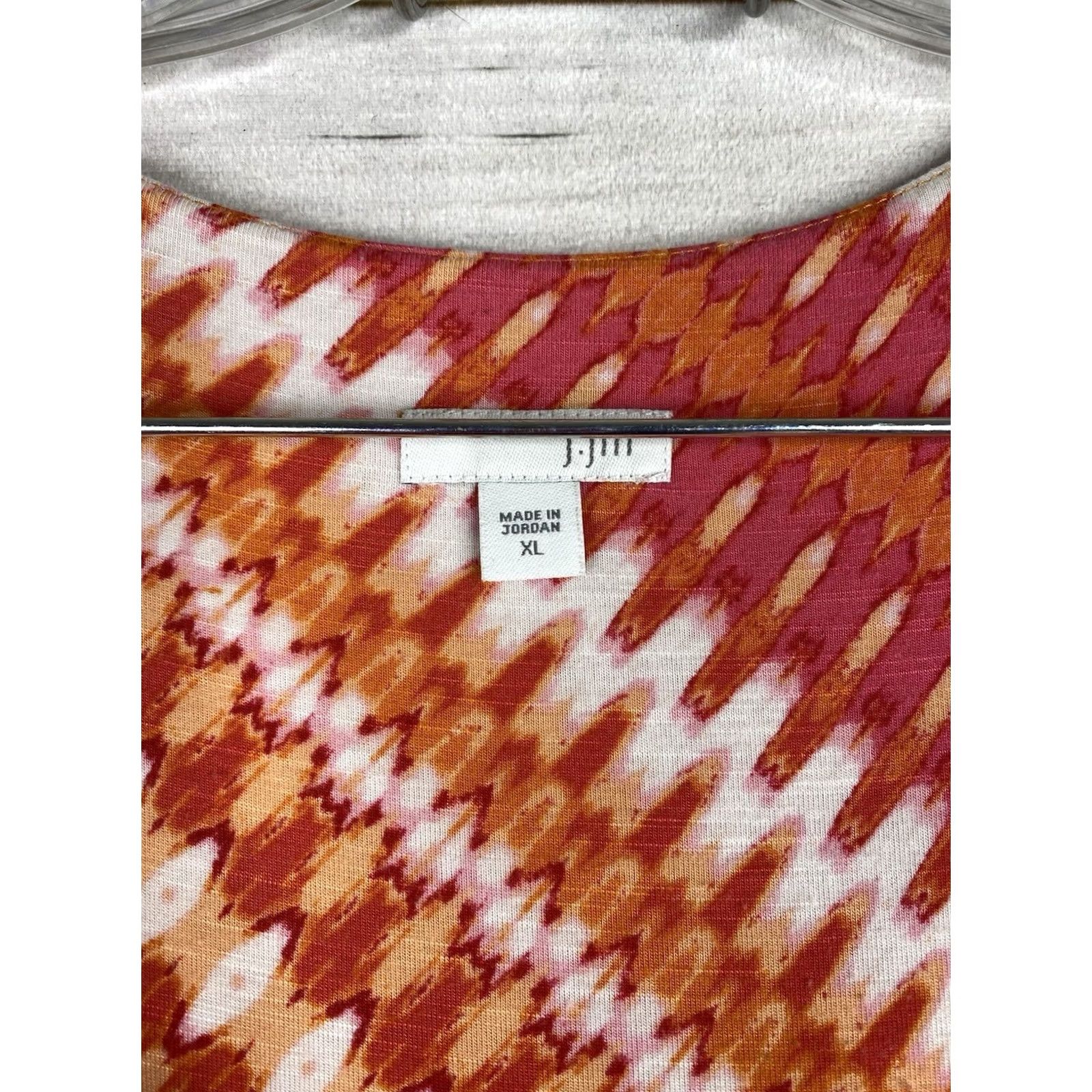 J. Jill J. Jill Maxi Dress Womens XL Orange Floral Boho Sleeveless Knit V-Neck Pullover Size XL / US 12-14 / IT 48-50 - 3 Thumbnail