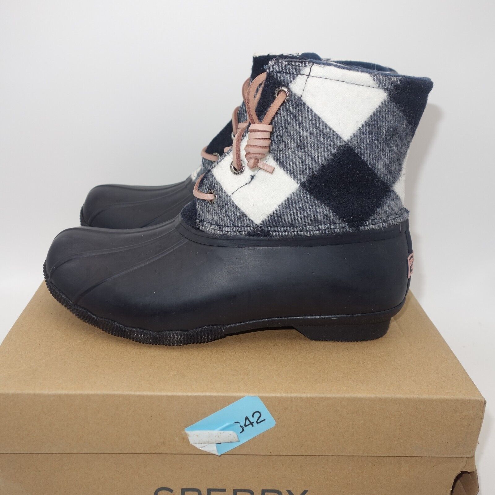 Sperry NEW Sperry Saltwater Cozy Wool Blue Duck Winter Boots Size US 6 / IT 36 - 2 Thumbnail