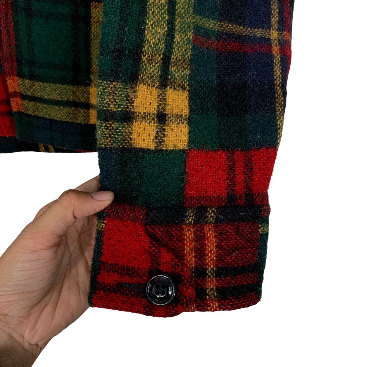 Johnson Woolen Mills Vintage 80s JOHNSON WOOLEN MILLS Plaid Wool Jacket 2704-C121 Size US M / EU 48-50 / 2 - 14 Thumbnail