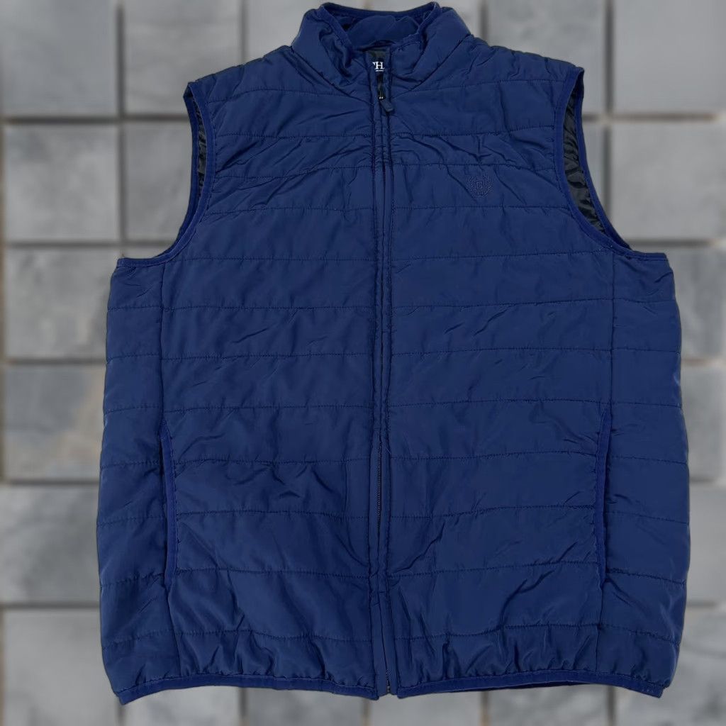 Chaps Chaps Vest Mens M Blue Quilted Full Zip Pockets Outdoor Gorpcore Hiking Casual Shirt/Outerwear/Coat (adjust to one word category) Size US M / EU 48-50 / 2 - 1 Thumbnail