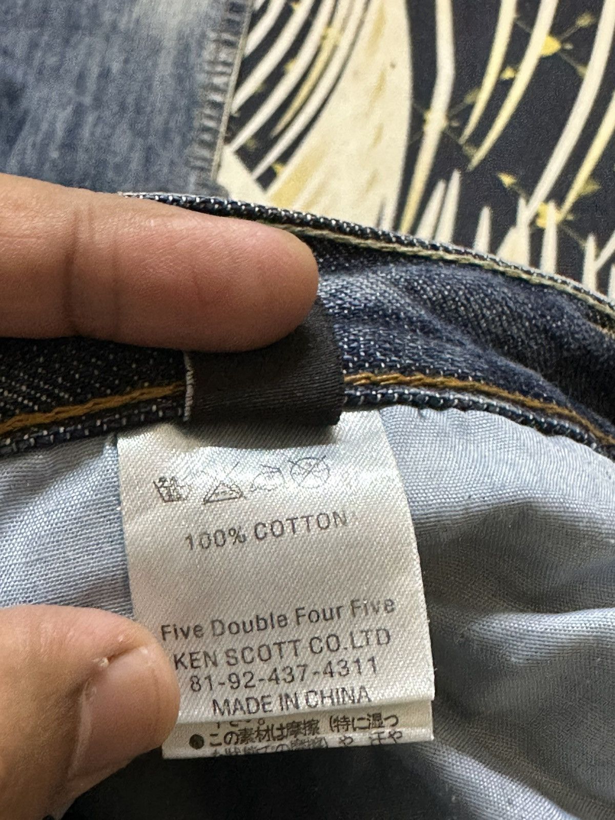 5351 POUR LES HOMMES Vintage 5445 Flare Bootcut Whiskers Grunge Denim Size US 34 / EU 50 - 10 Thumbnail