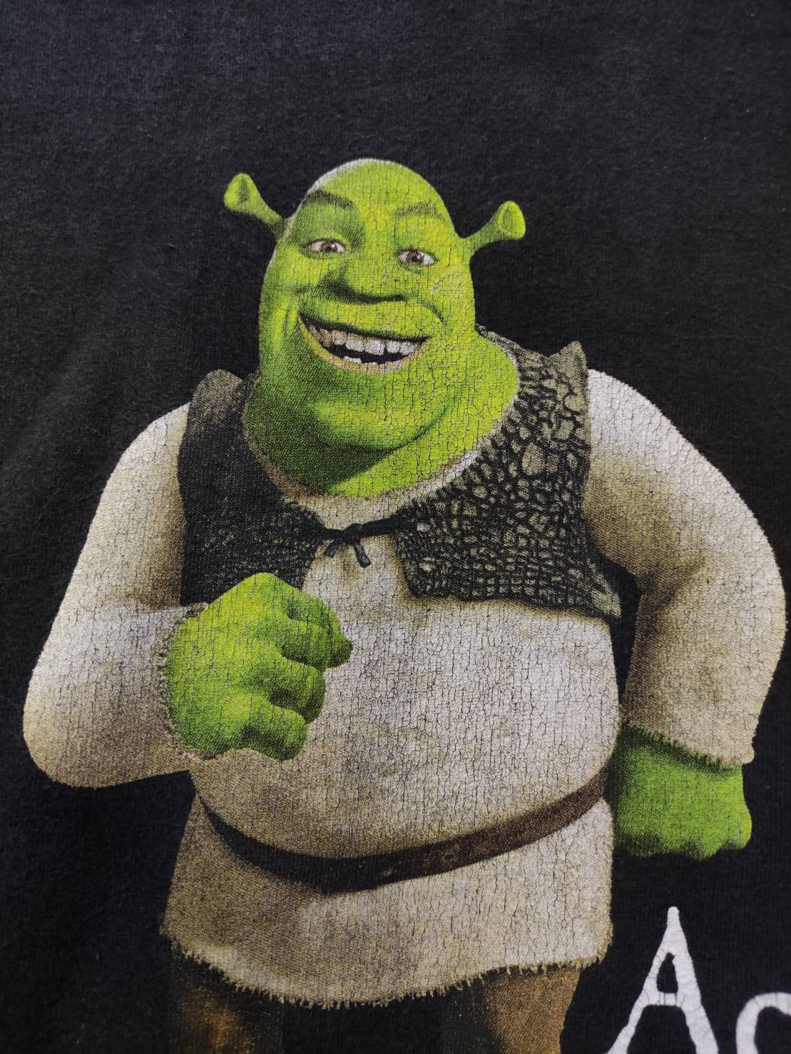 Vintage Vtg 00's Shrek " Ogre Achieve " Movie Promo T-Shirt Size US L / EU 52-54 / 3 - 3 Thumbnail