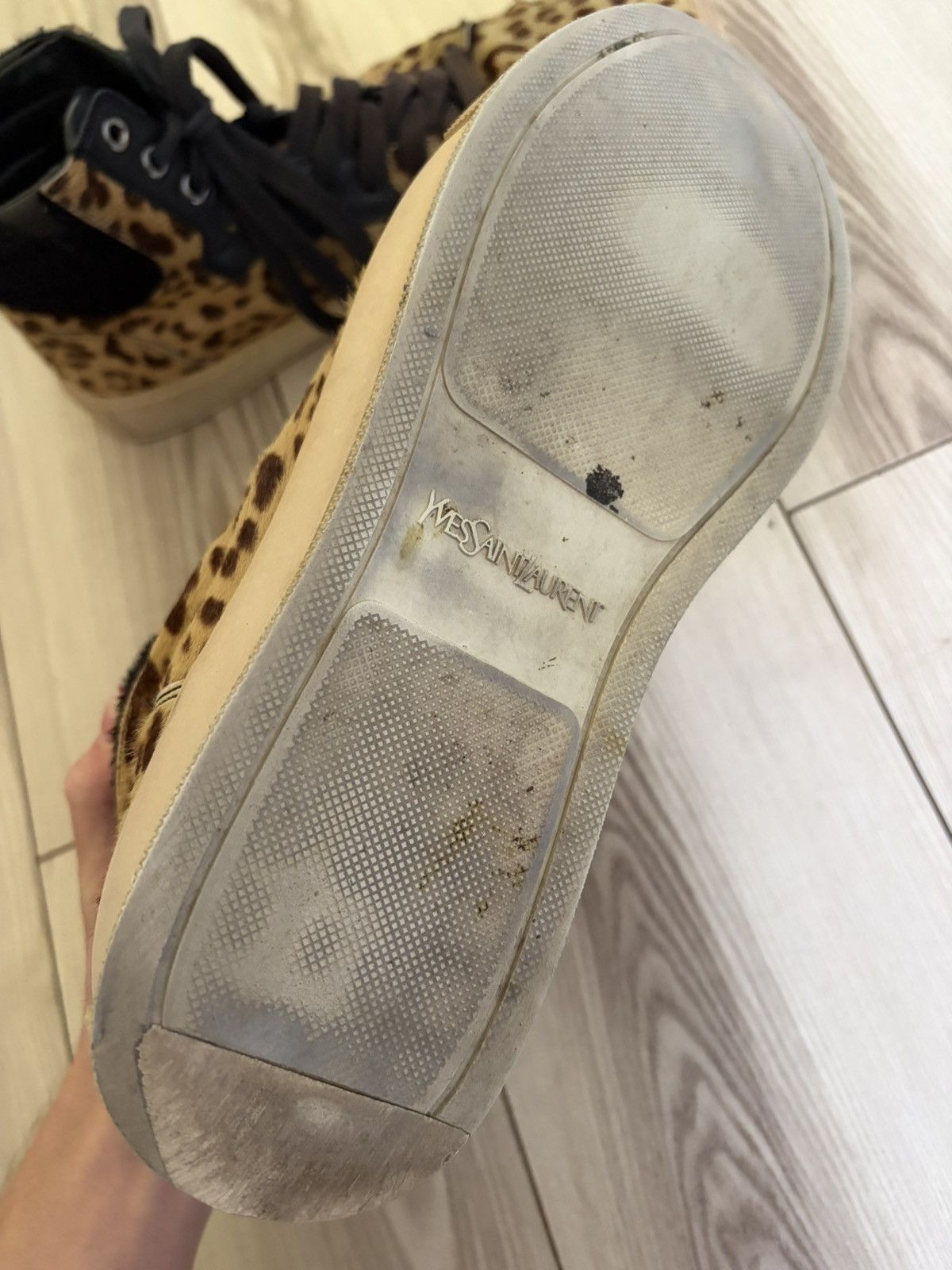 Yves Saint Laurent Saint Laurent ss2012 leopard sneakers Size US 9.5 / EU 42-43 - 5 Thumbnail