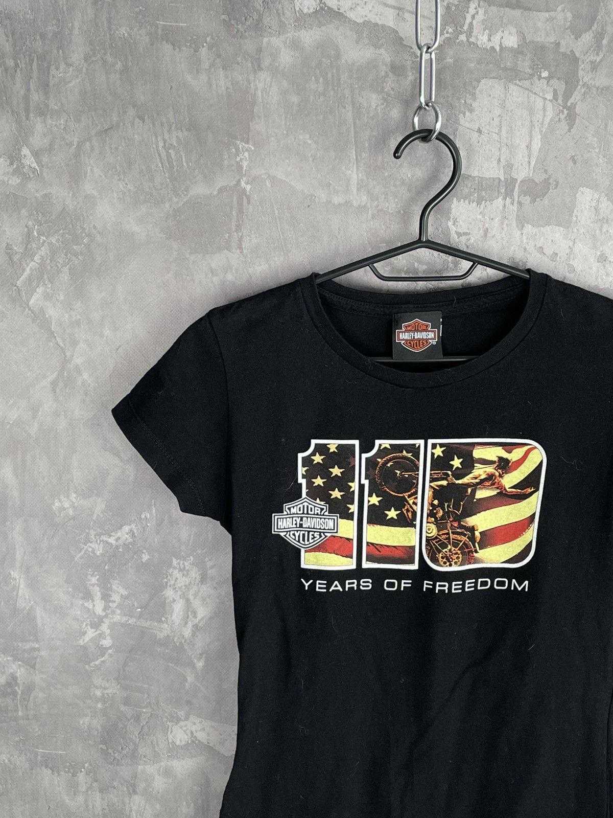 Harley Davidson × Vintage Vintage Y2K Harley Davidson Printed Retro 00s Tank Top Size M / US 6-8 / IT 42-44 - 3 Thumbnail