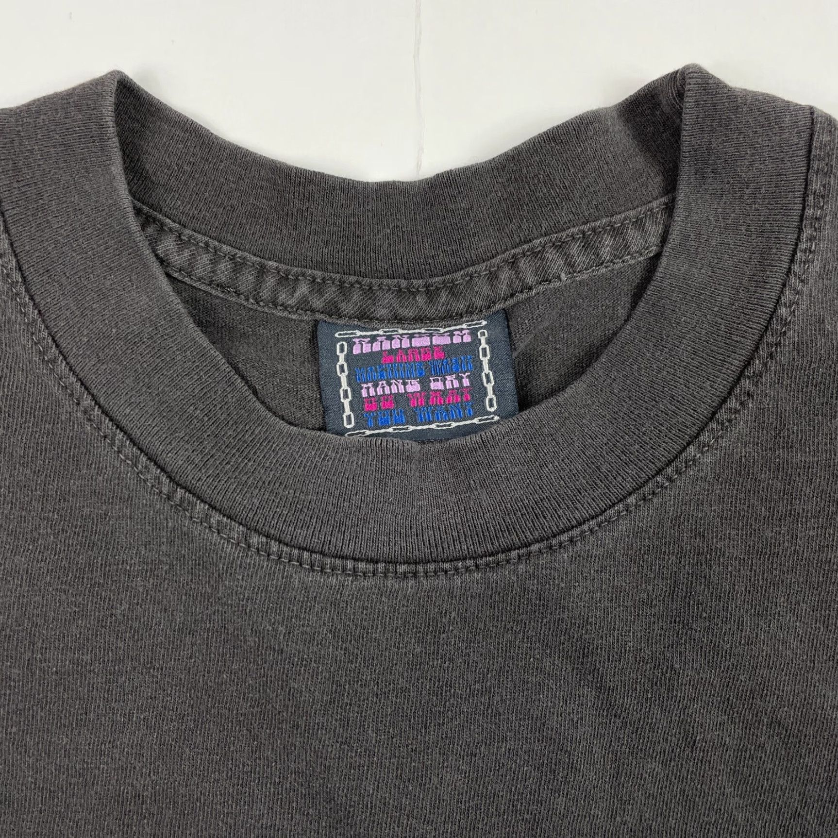 Vintage Ransom Shirt Men L Gray Oversized Short Sleeve Puff Print Vintage Wash Size US L / EU 52-54 / 3 - 6 Thumbnail