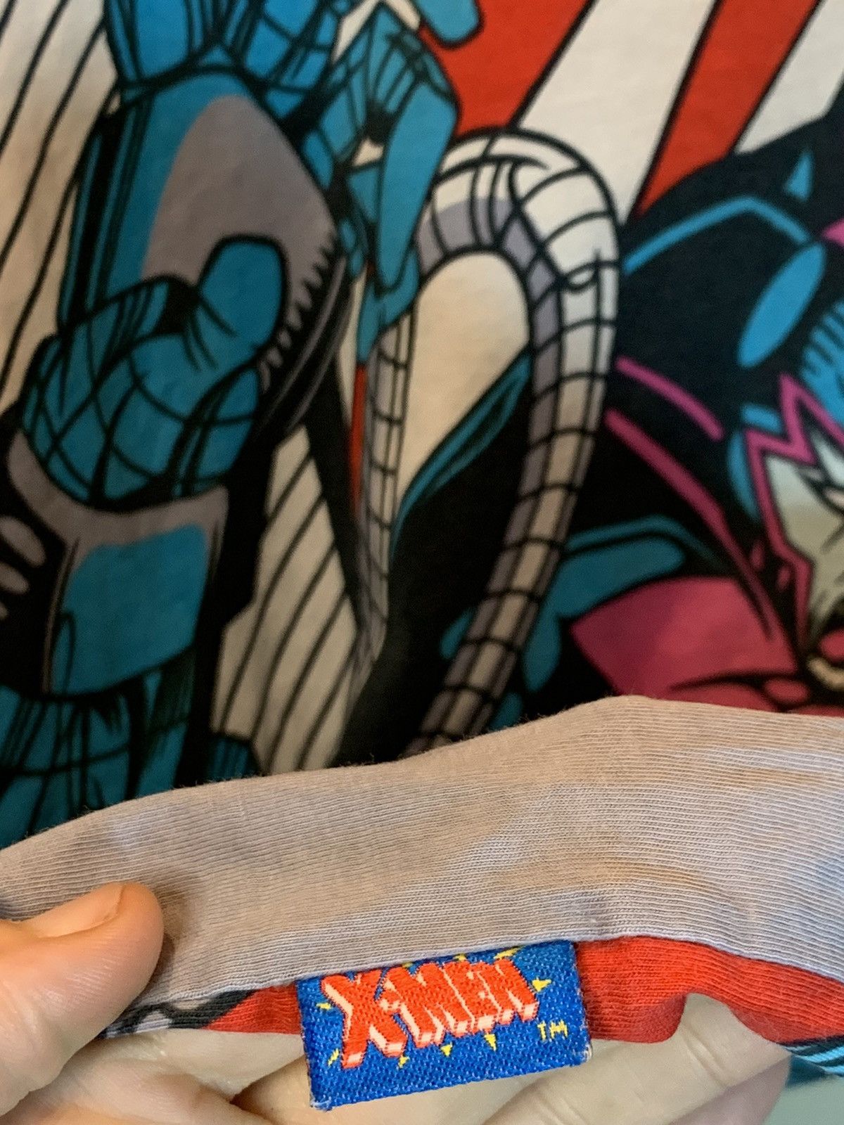 Marvel Comics × Vintage *RARE* Vintage Archangel vs Apocalypse Marvel Mega AOP Shirt Size US L / EU 52-54 / 3 - 6 Thumbnail