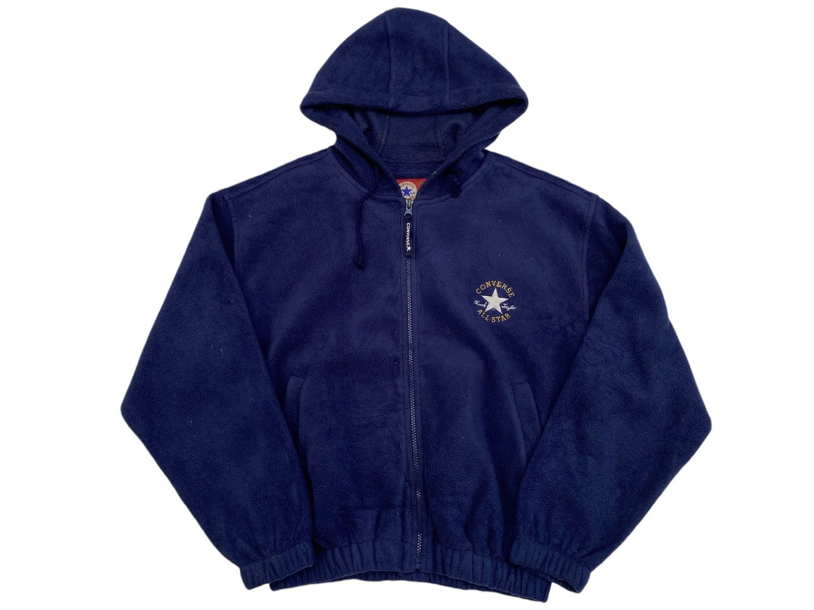 Converse × Vintage Vtg Converse Fleece Hoodie Big Logo Size US M / EU 48-50 / 2 - 2 Thumbnail