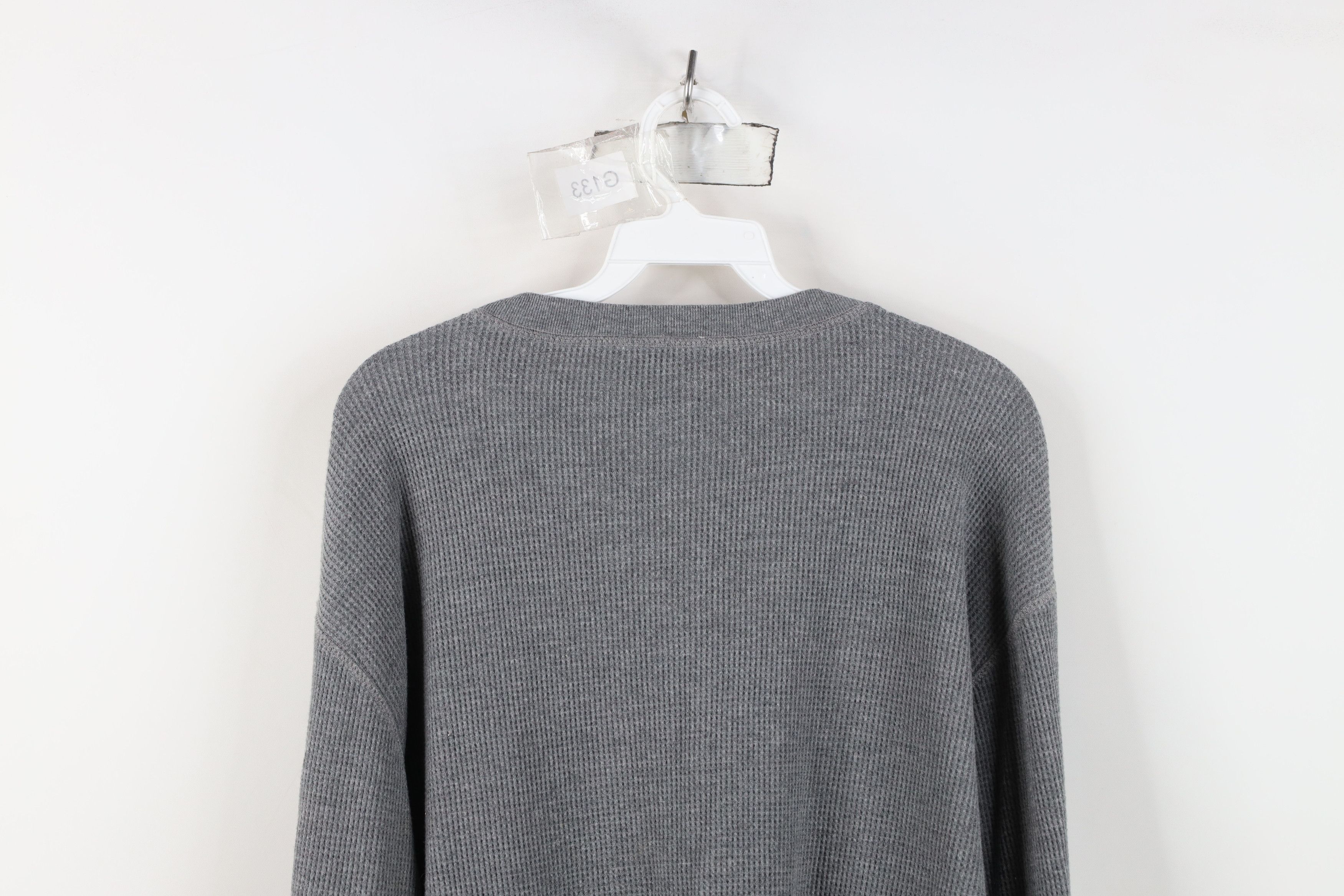 Tommy Hilfiger Vintage 90s Tommy Hilfiger Knit Long Sleeve T-Shirt Gray Size US XL / EU 56 / 4 - 10 Thumbnail