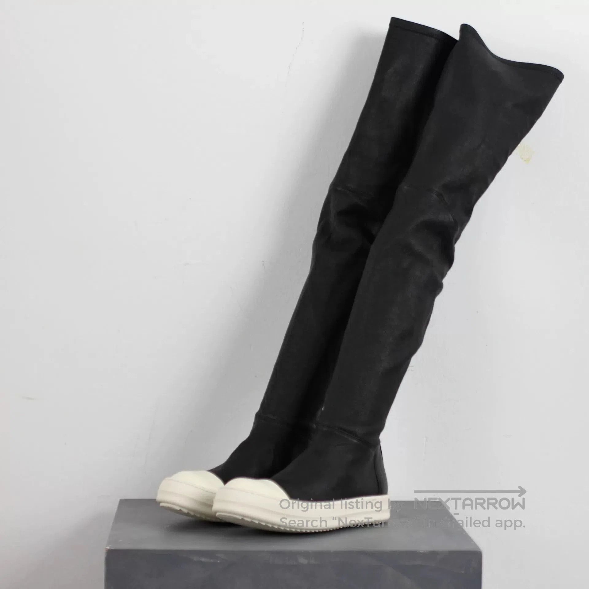 Rick Owens Rick Owens Black Goddess Boots for Women. Size US 5 / IT 35 - 1 Thumbnail
